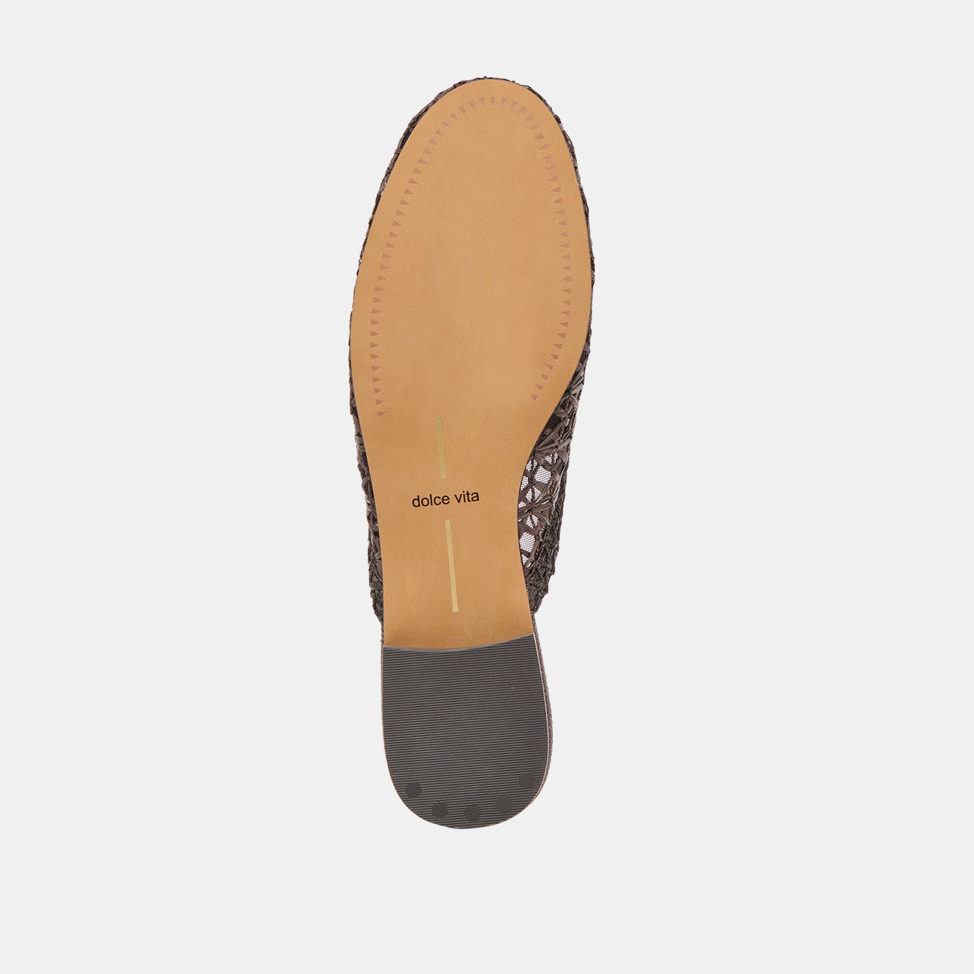 KIRT FLATS CHOCOLATE CROSS HATCH RAFFIA - view 9