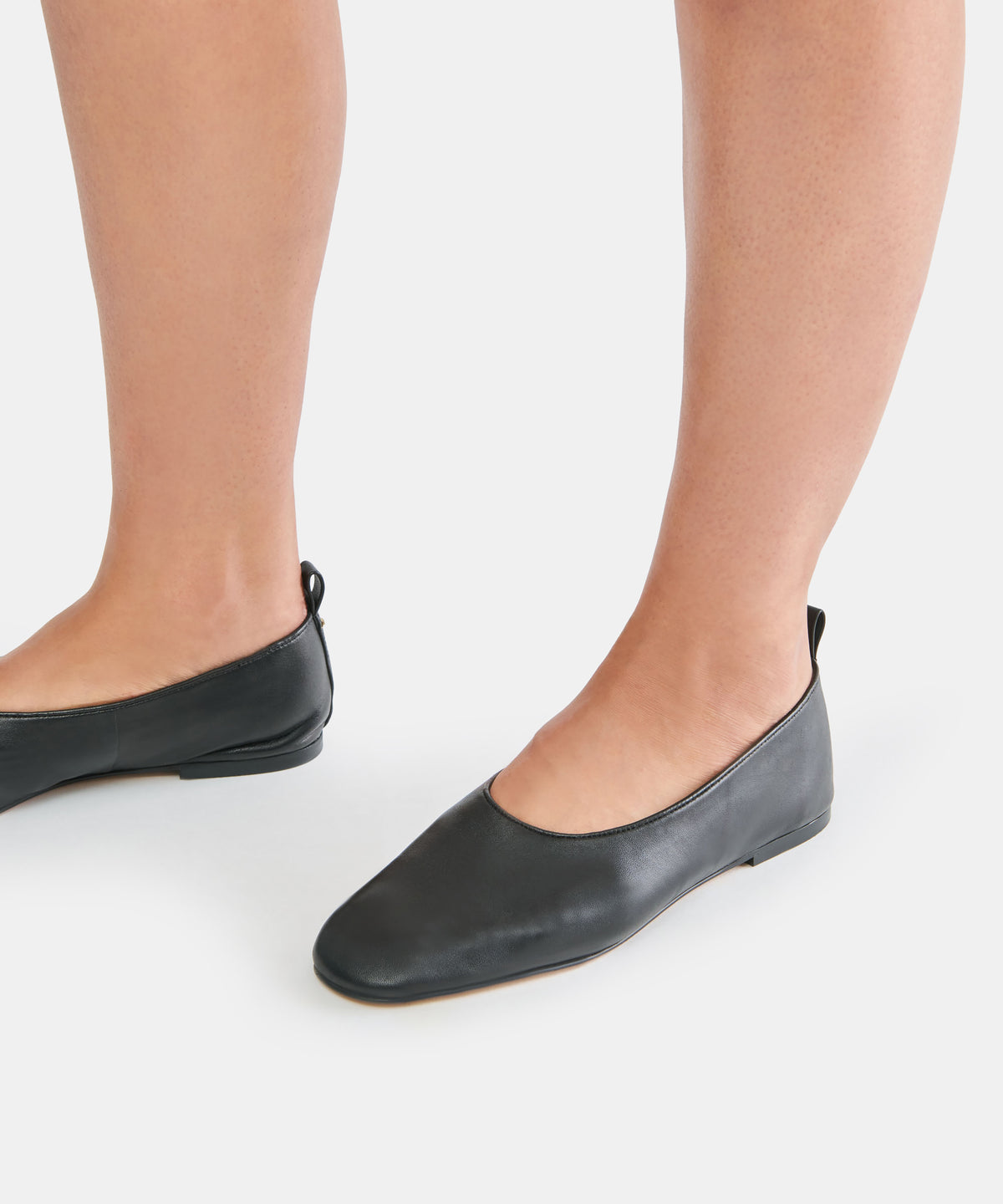 KORY BALLET FLATS BLACK LEATHER - view 4