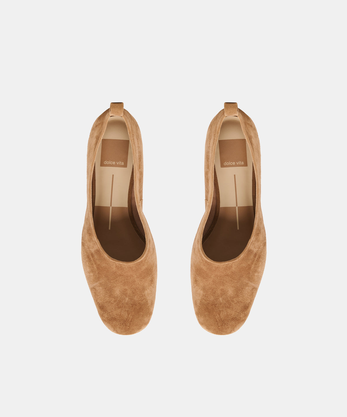 KORY BALLET FLATS LT BROWN SUEDE - view 3