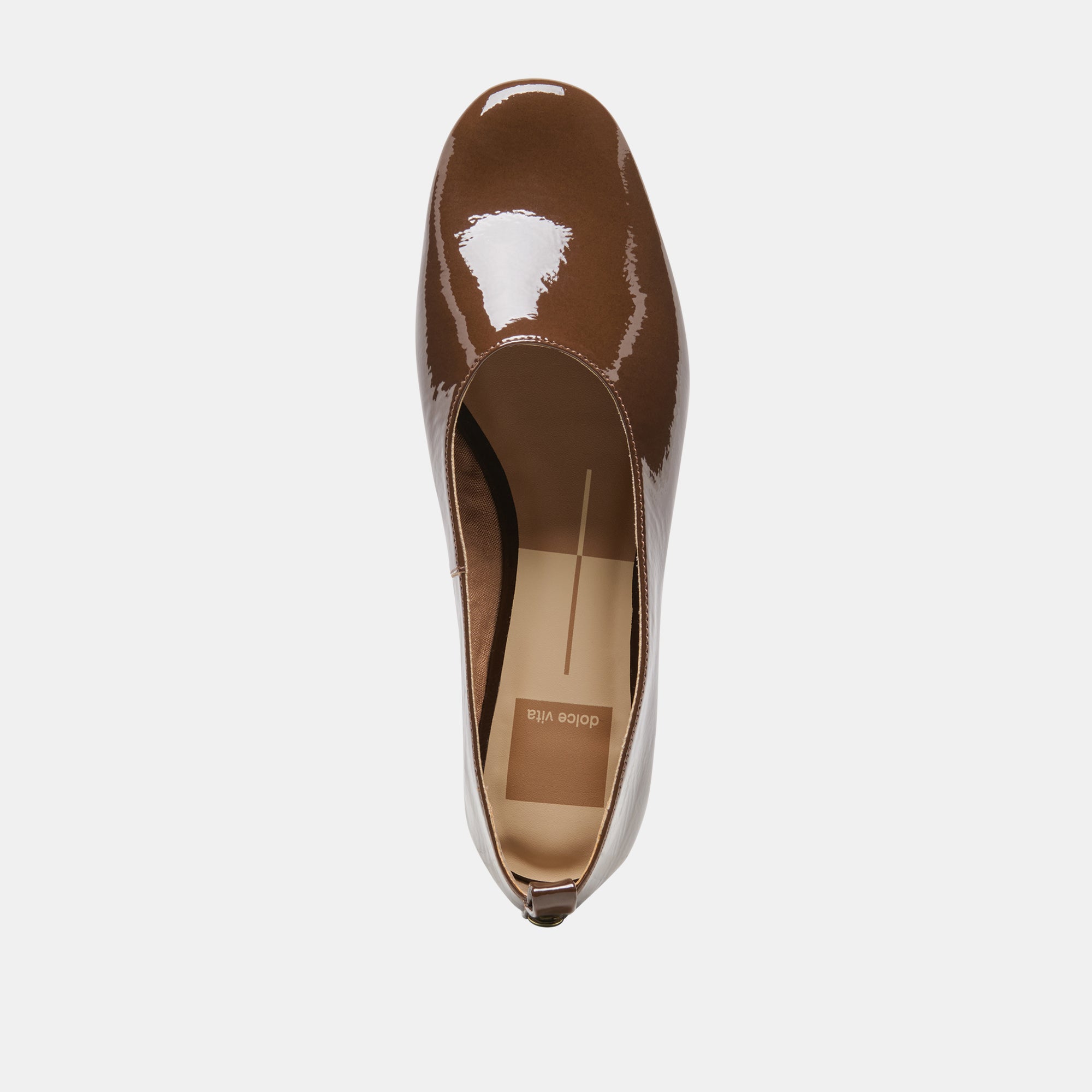 KORY BALLET FLATS WALNUT CRINKLE PATENT - view 8