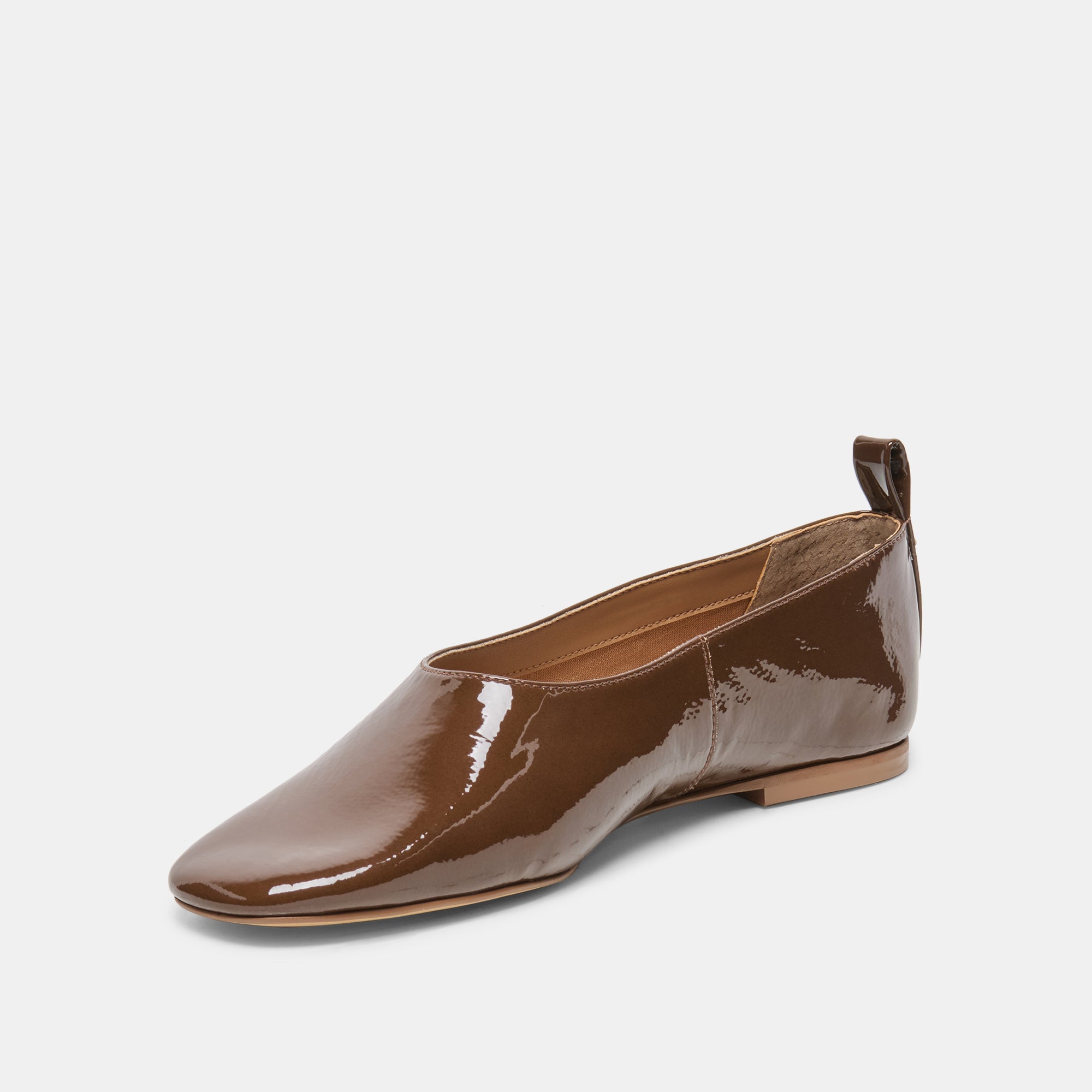 KORY BALLET FLATS WALNUT CRINKLE PATENT - view 4