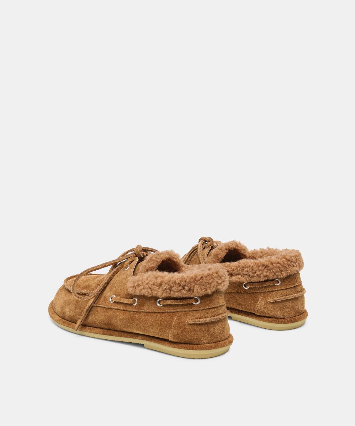 LAUNA FLATS BROWN SUEDE - view 4