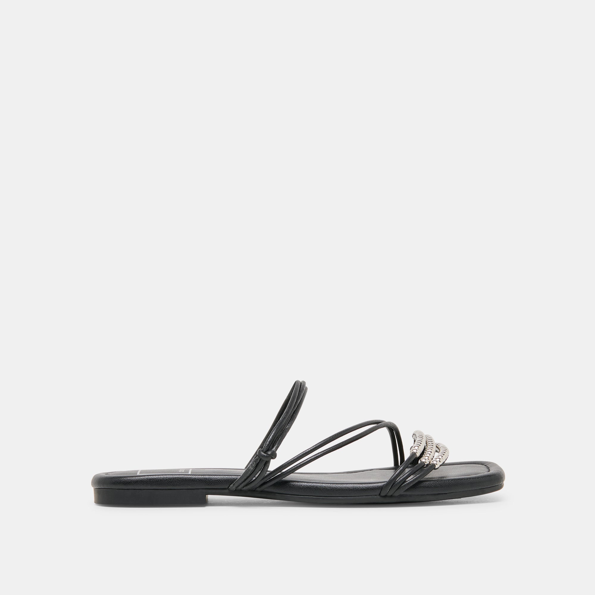 LYNDEE BEAD Black Stella Strappy Open-Toe Sandals | Dolce Vita
