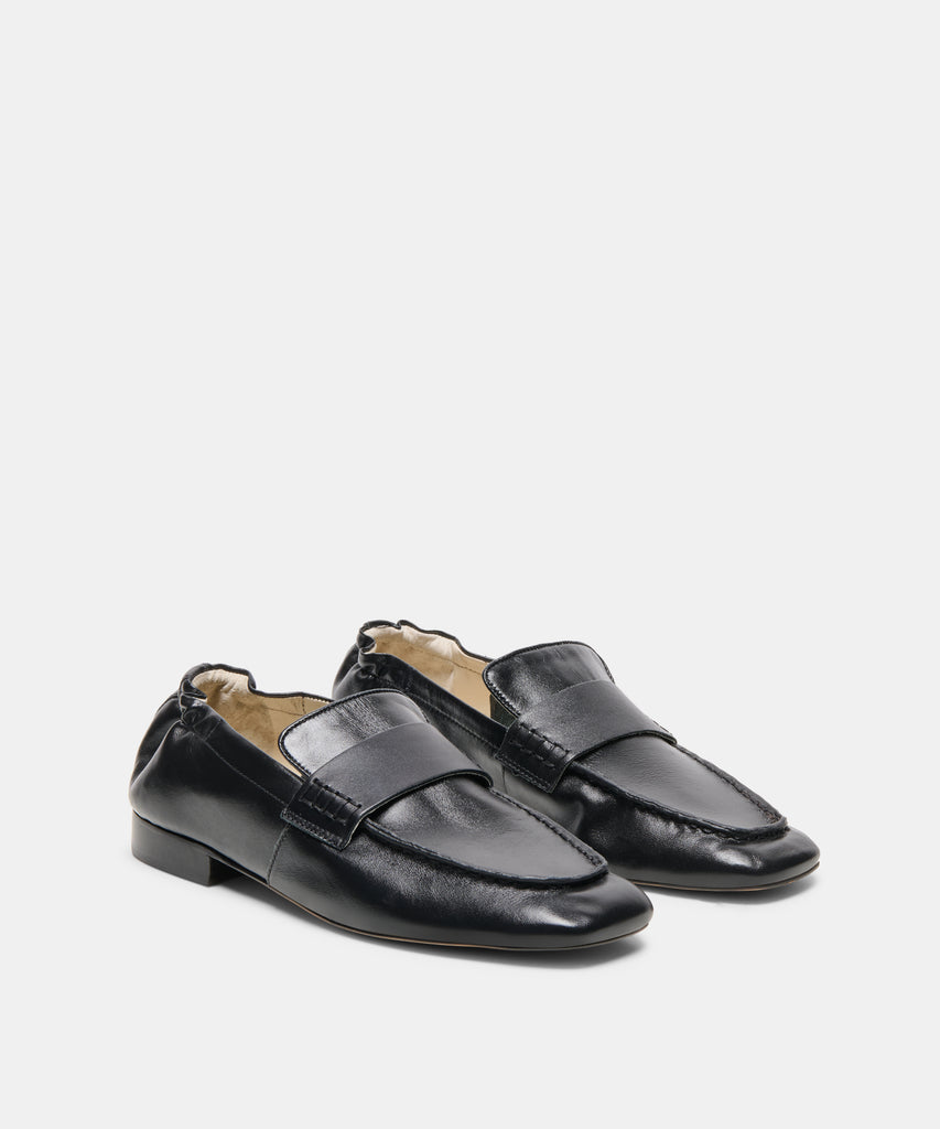 LYNEE LOAFERS BLACK LEATHER