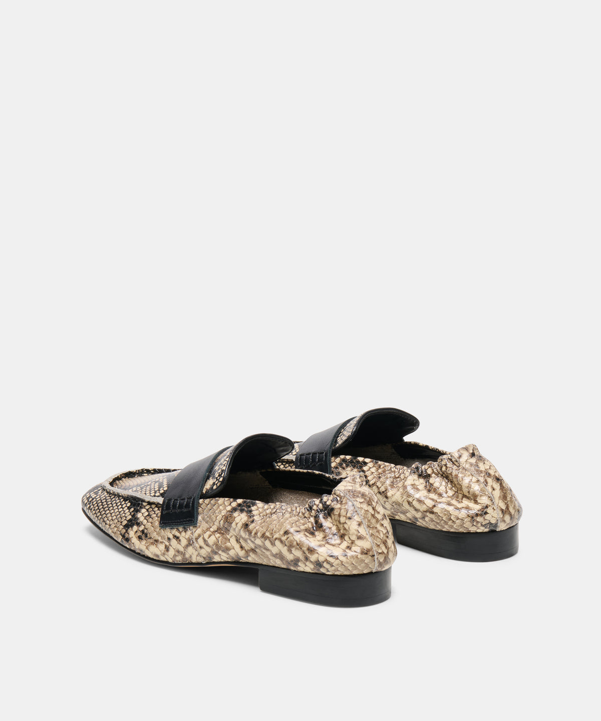 LYNEE LOAFERS SNAKE PRINT EMBOSSED LEATHER - view 4