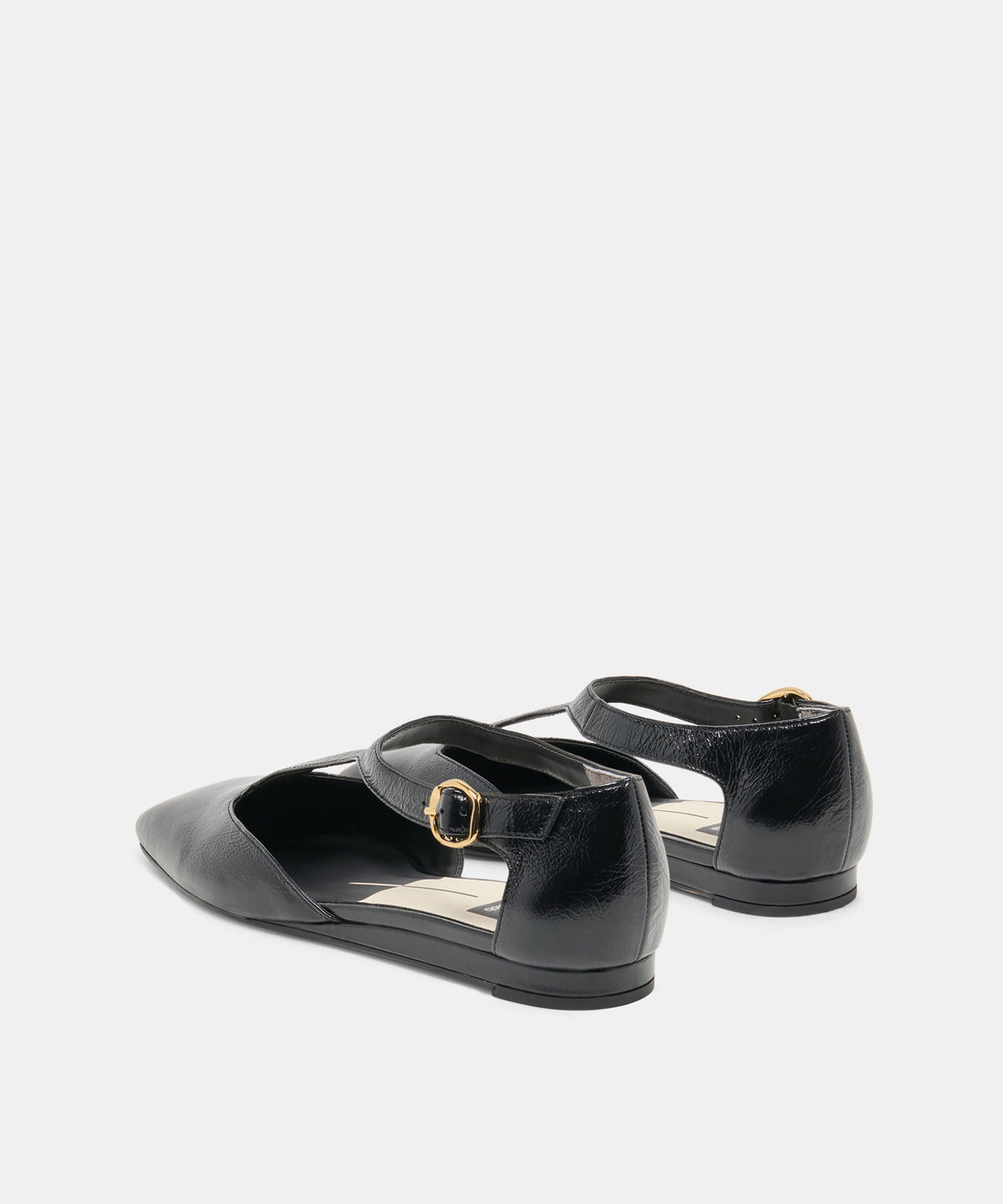 MARCY FLATS BLACK LEATHER - view 4