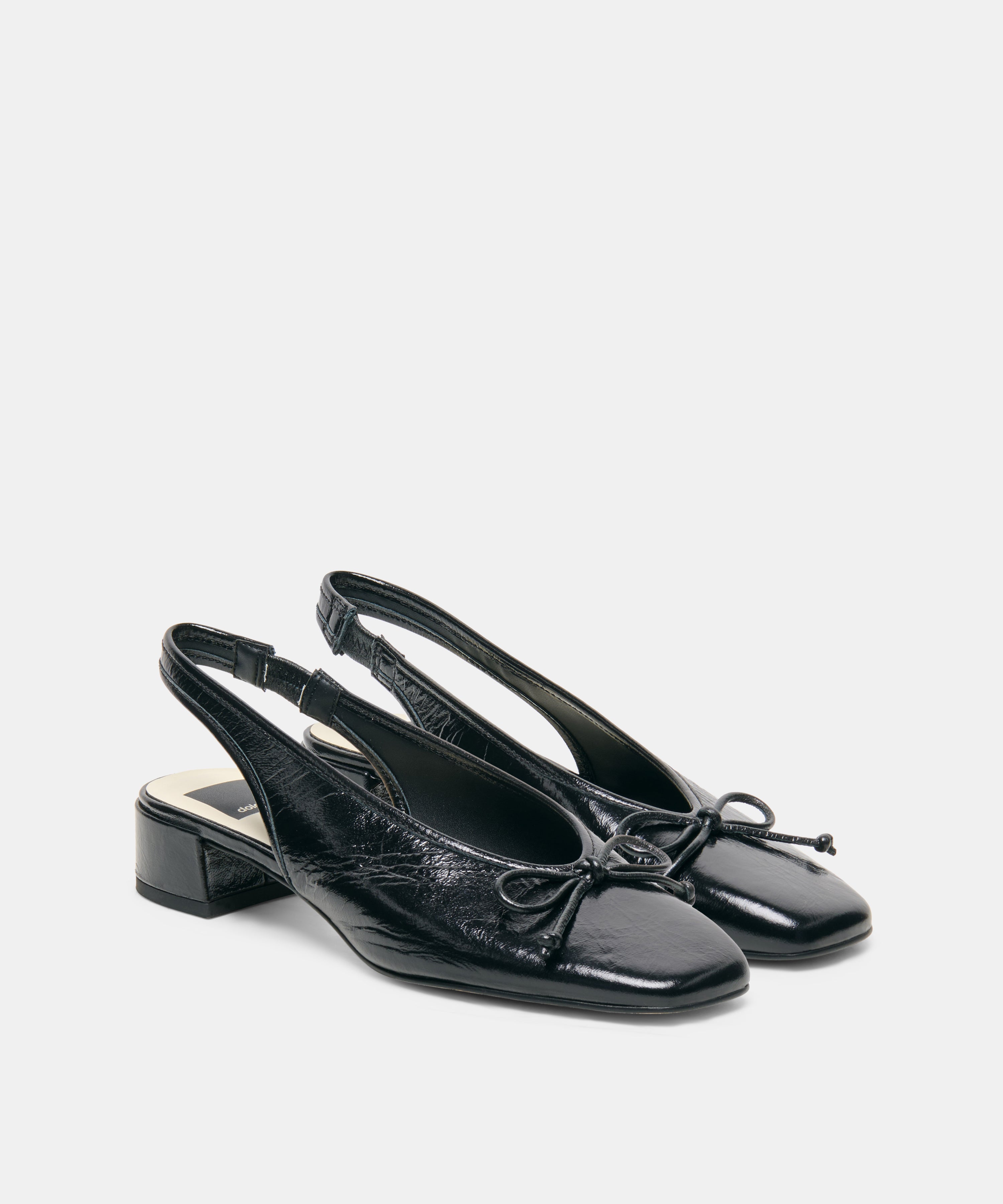 MARIEN MID HEELS BLACK LEATHER - view 2