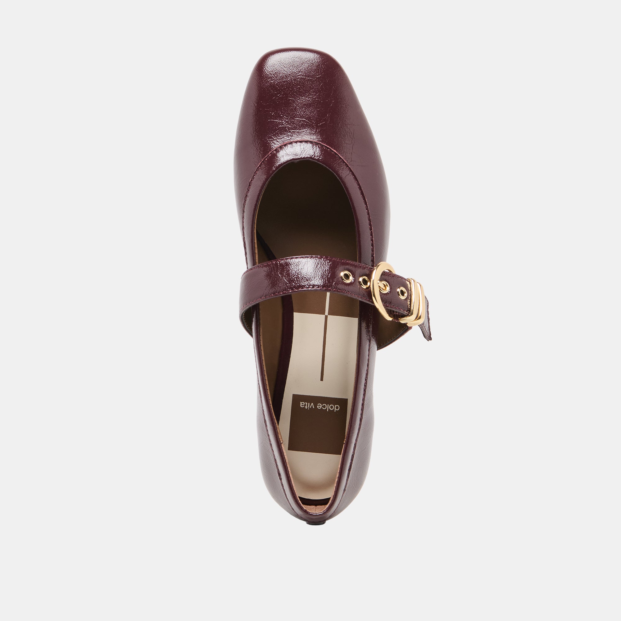 MIKEL BALLET FLATS PLUM LEATHER - view 8