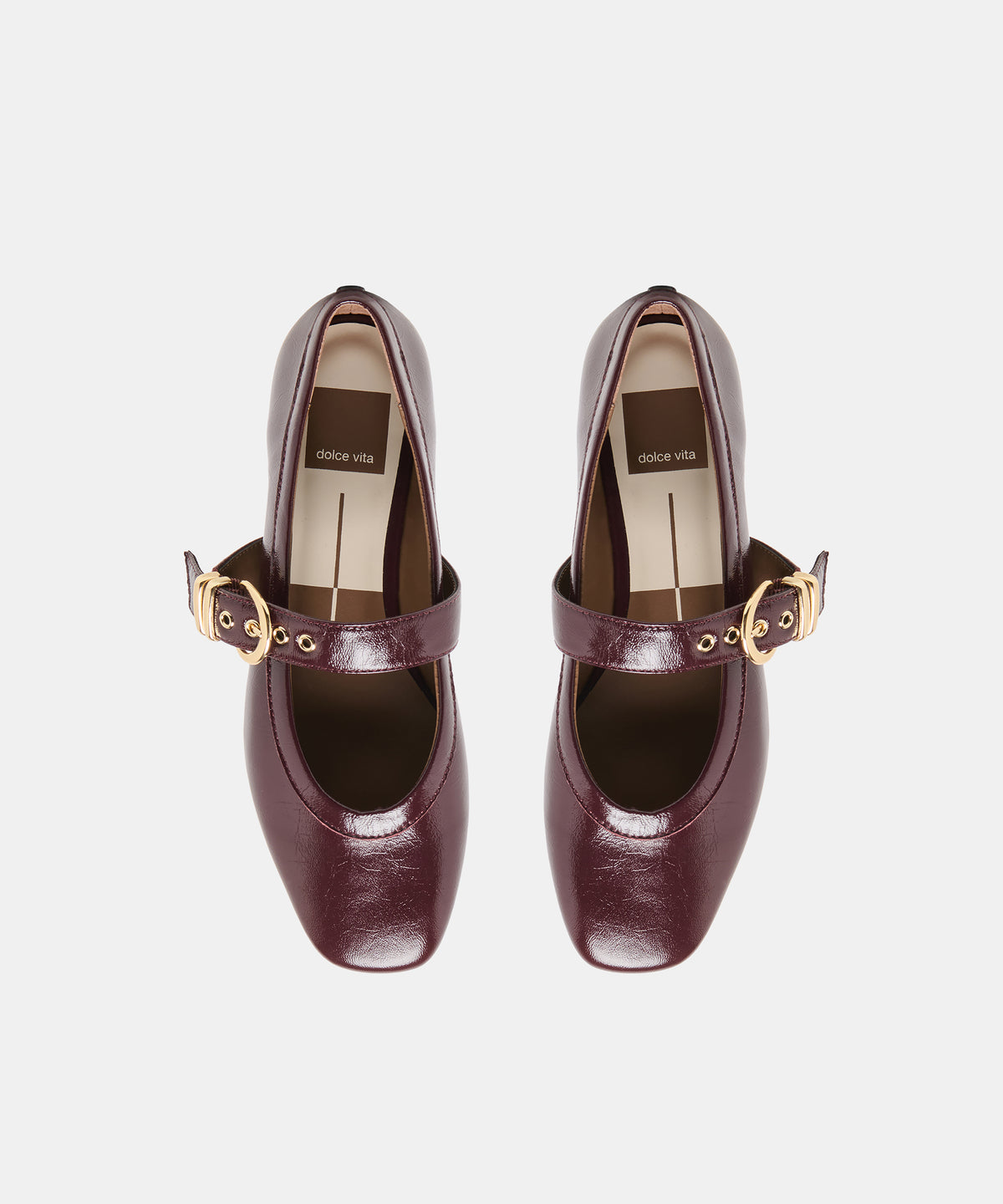 MIKEL BALLET FLATS PLUM LEATHER - view 4