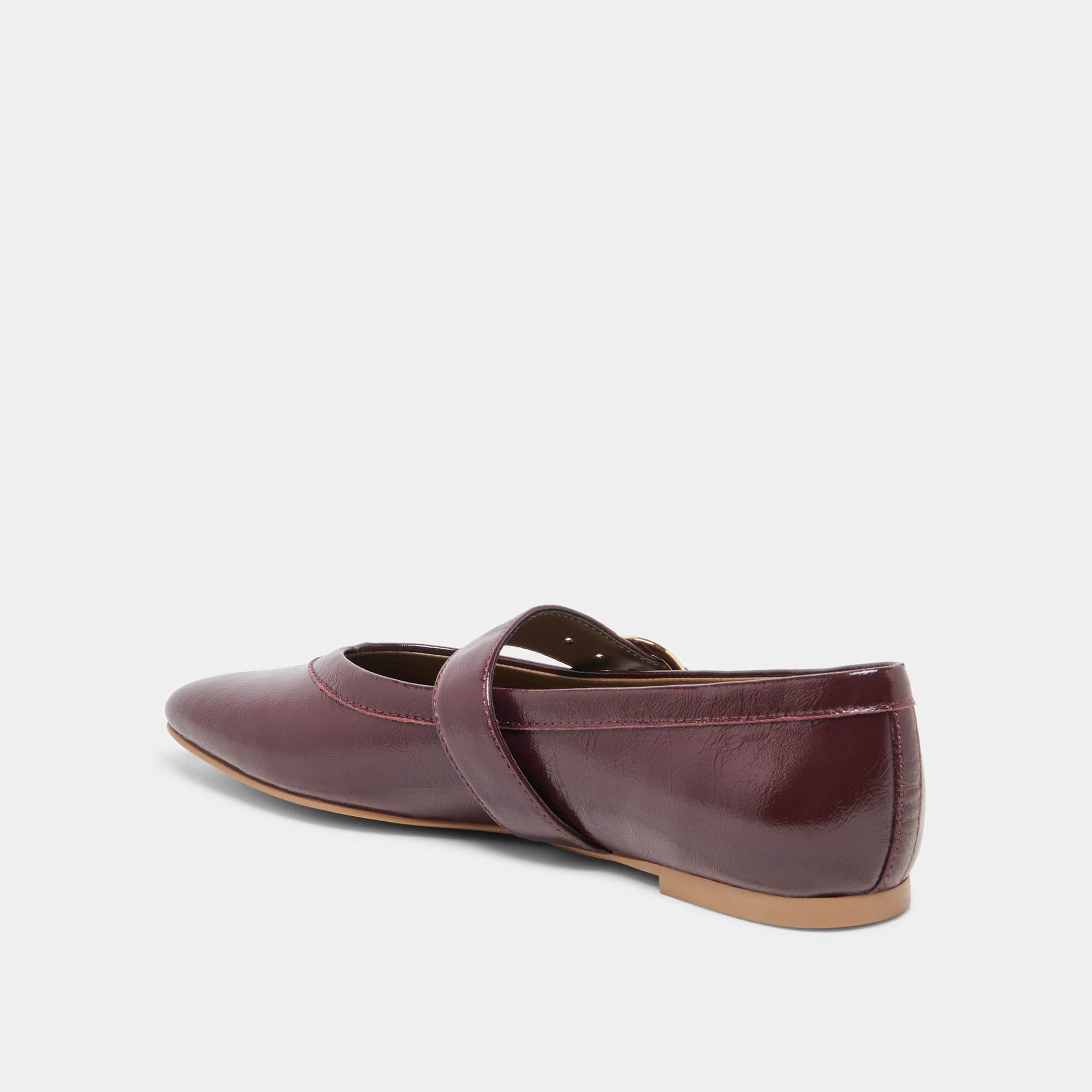 MIKEL BALLET FLATS PLUM LEATHER - view 5