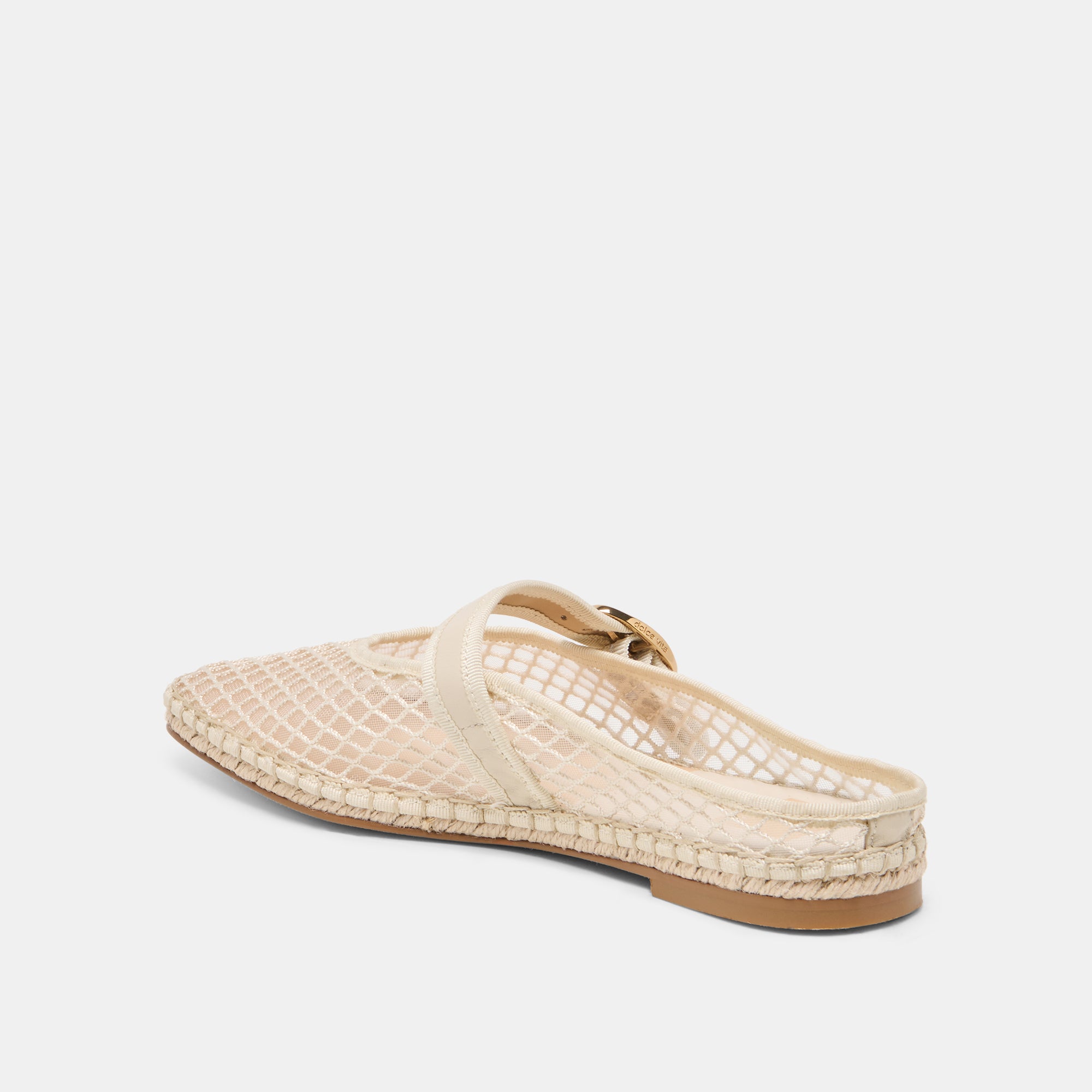 MILIE FLATS ECRU WOVEN MESH - view 5