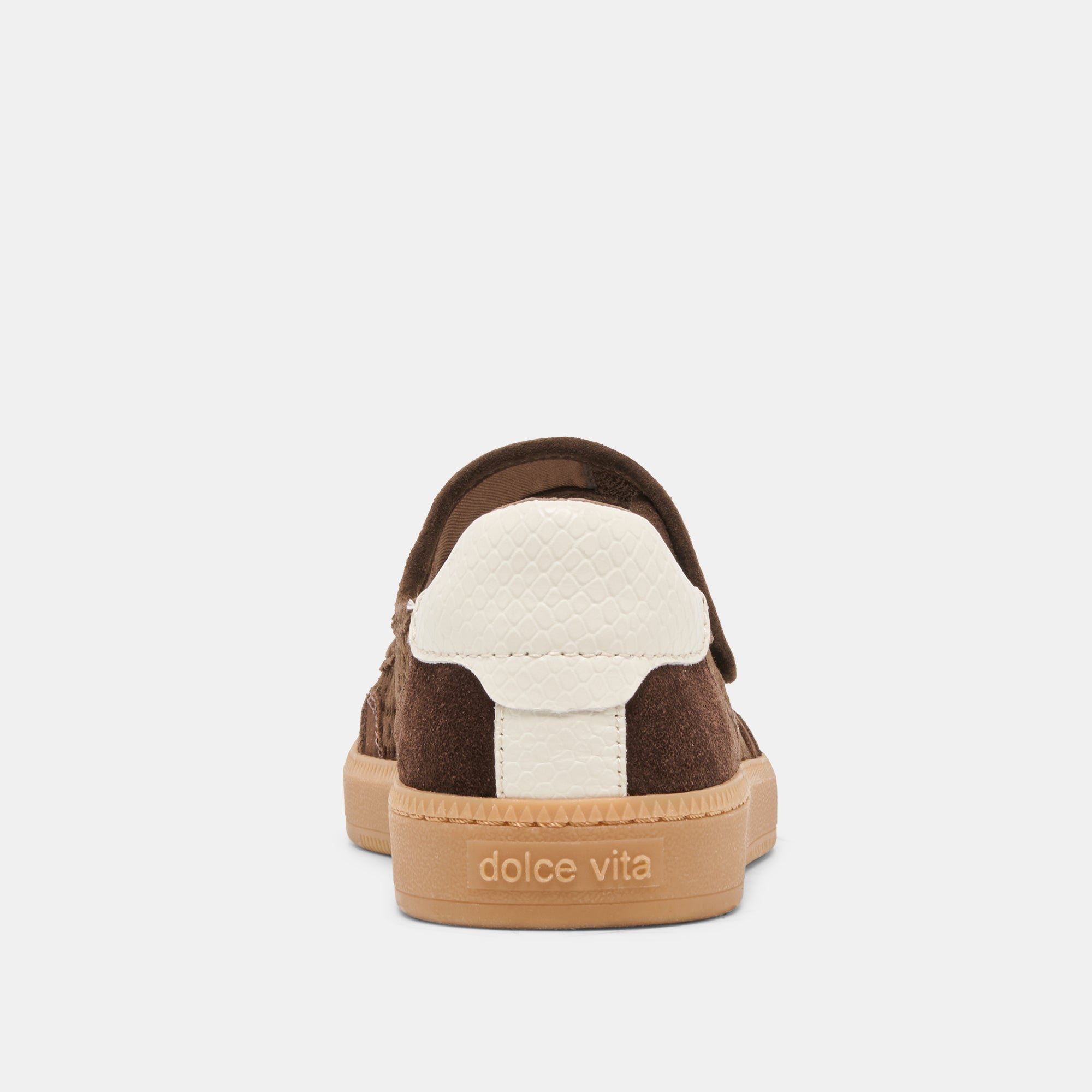 NANET SNEAKERS DK BROWN PERFORATED SUEDE - view 7