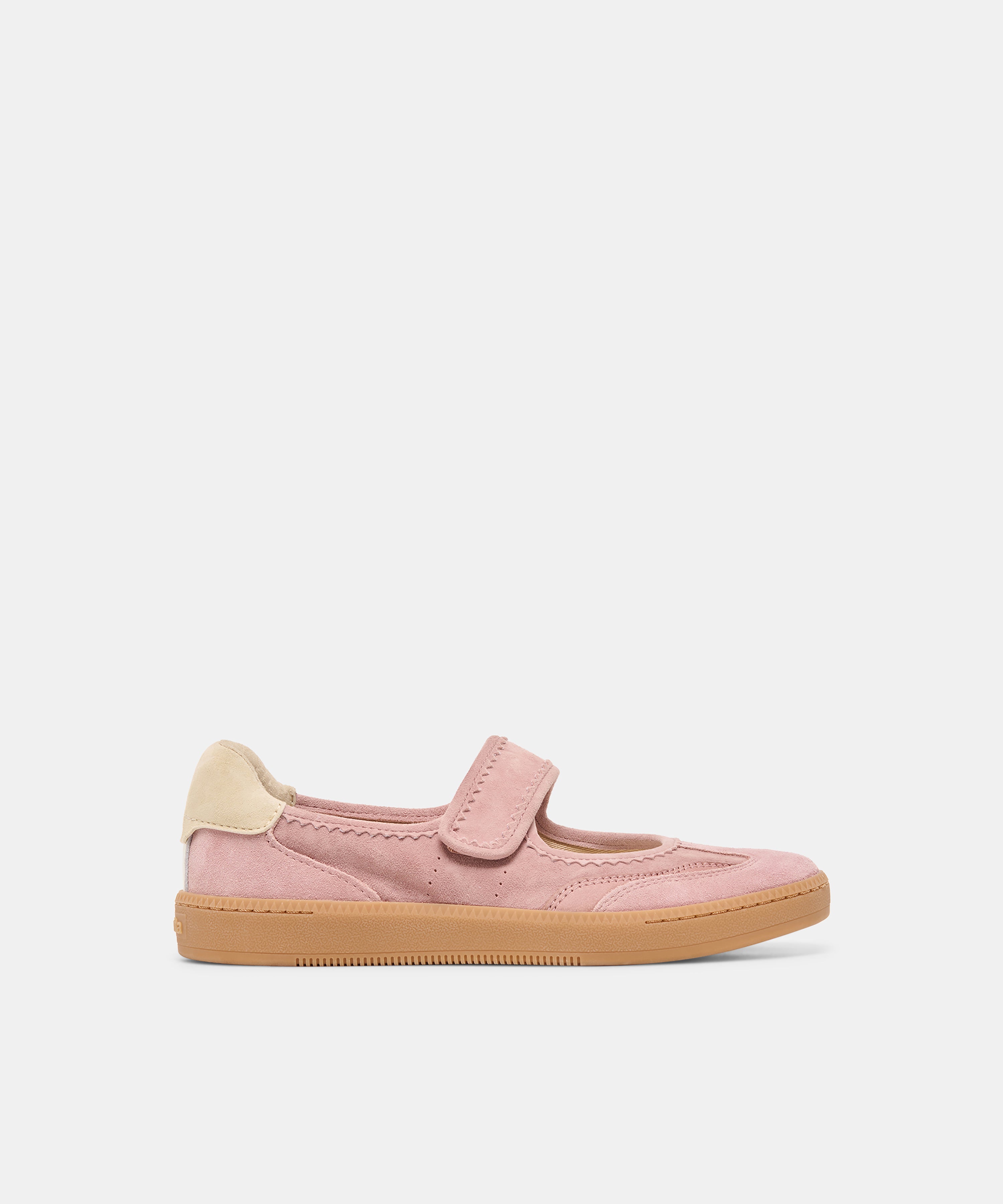 NANET Pink Suede Mary-Jane Ballet Sneakers | Dolce Vita