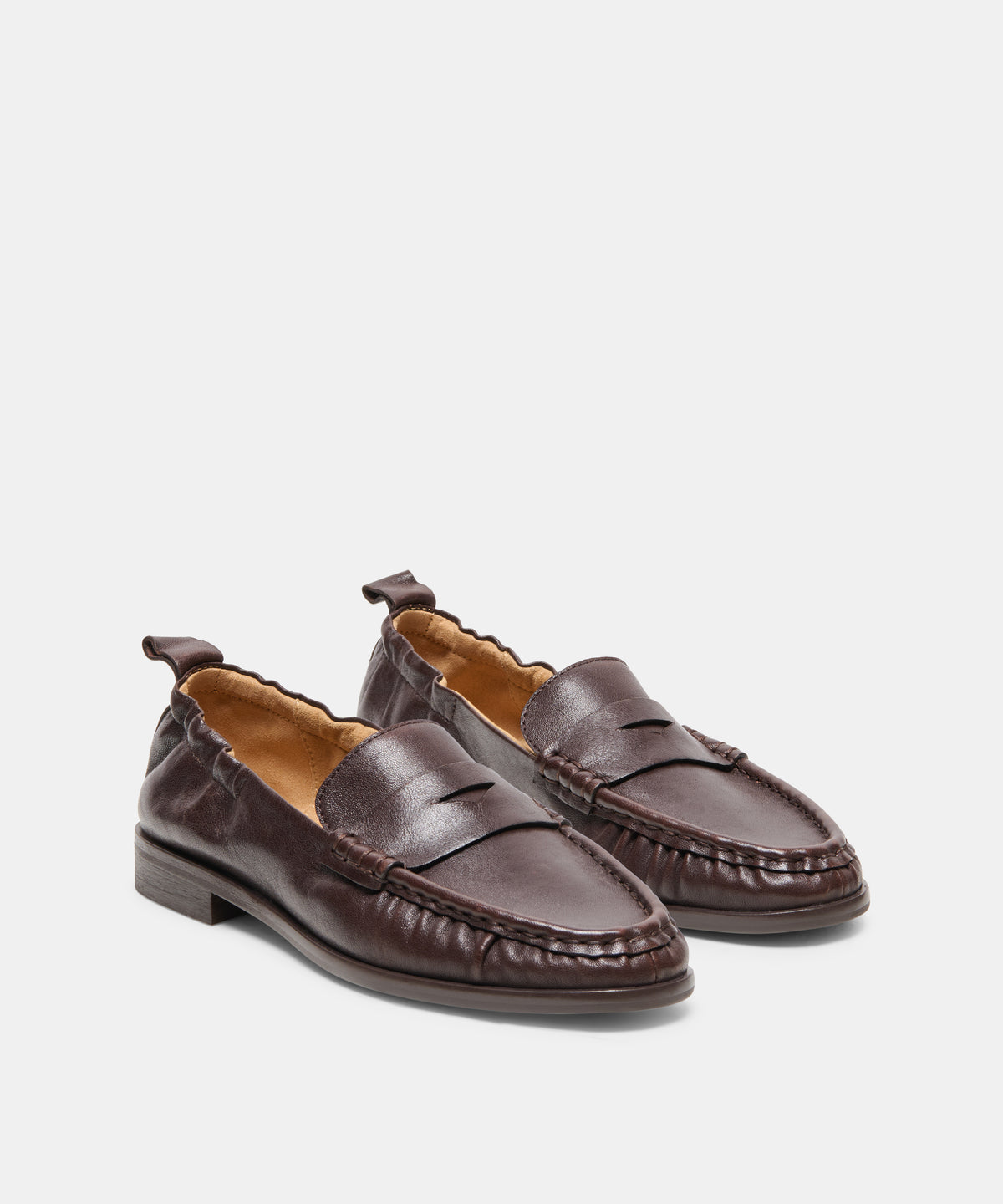 RAMZIE LOAFERS CHOCOLATE LEATHER - view 2