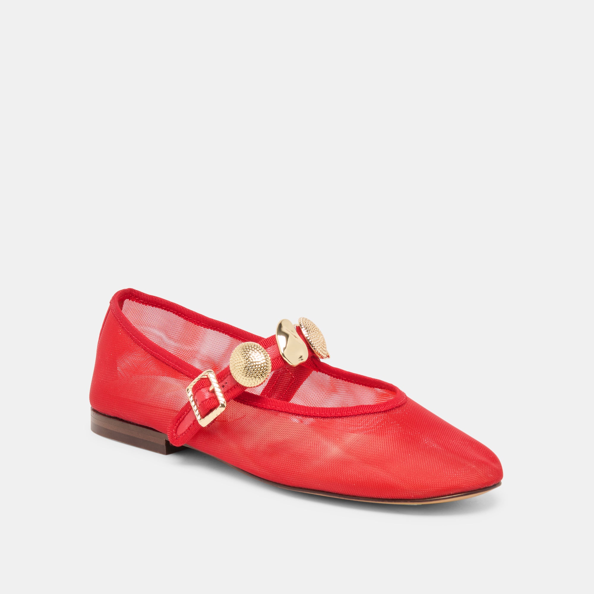 RELAN MESH BALLET FLATS CHILI MESH - view 2