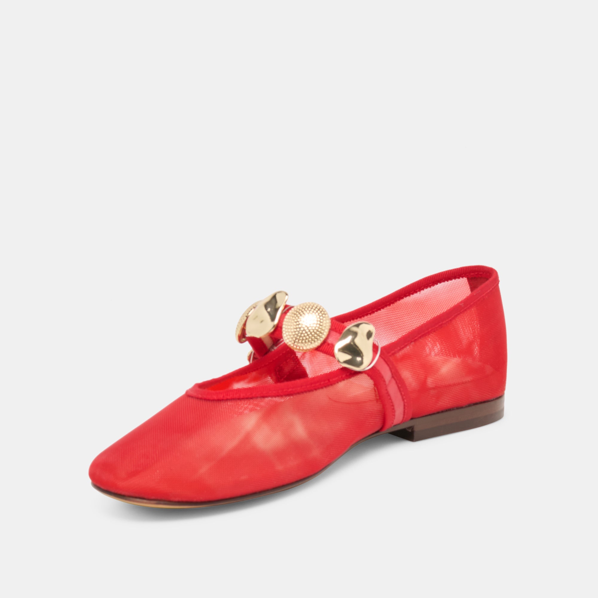 RELAN MESH BALLET FLATS CHILI MESH - view 4