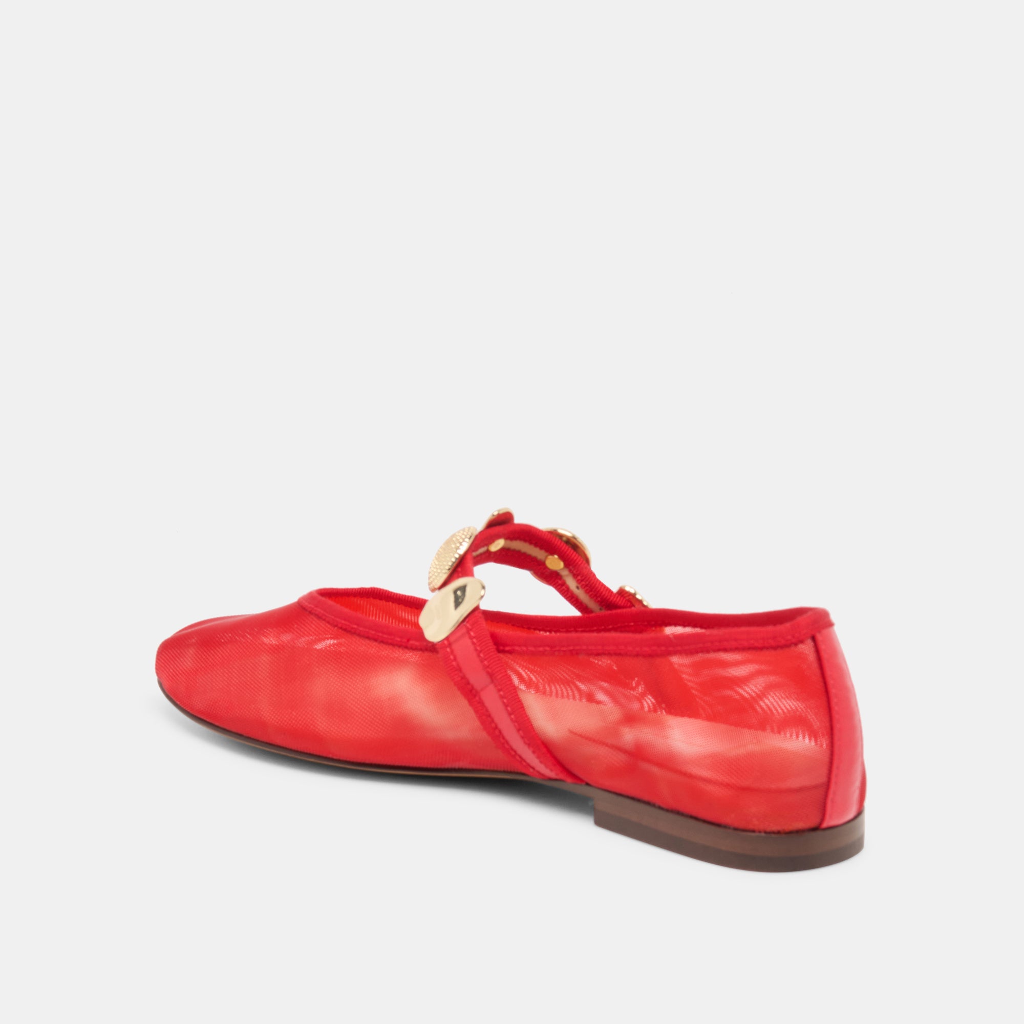 RELAN MESH BALLET FLATS CHILI MESH - view 5