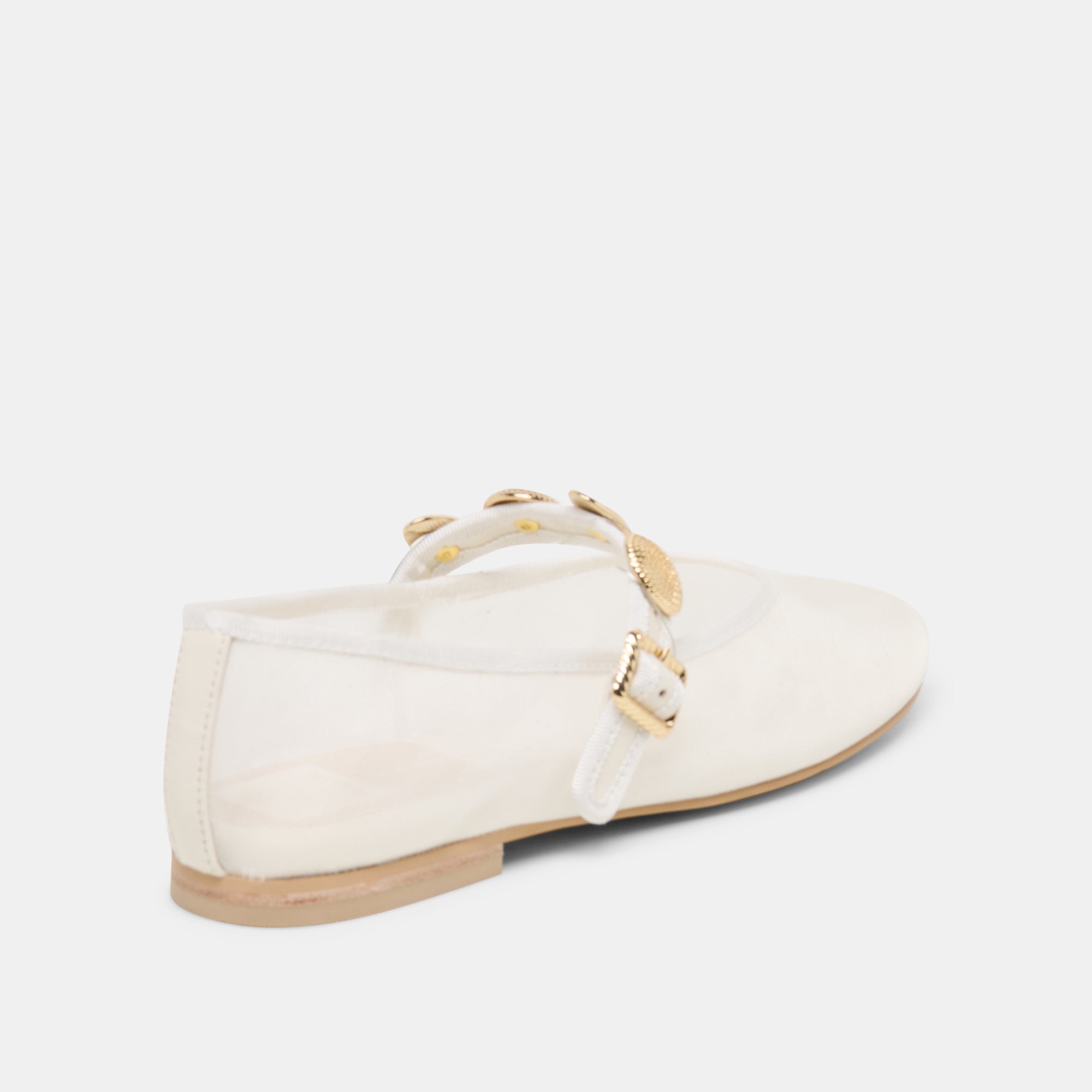 RELAN MESH BALLET FLATS WHITE MESH - view 5