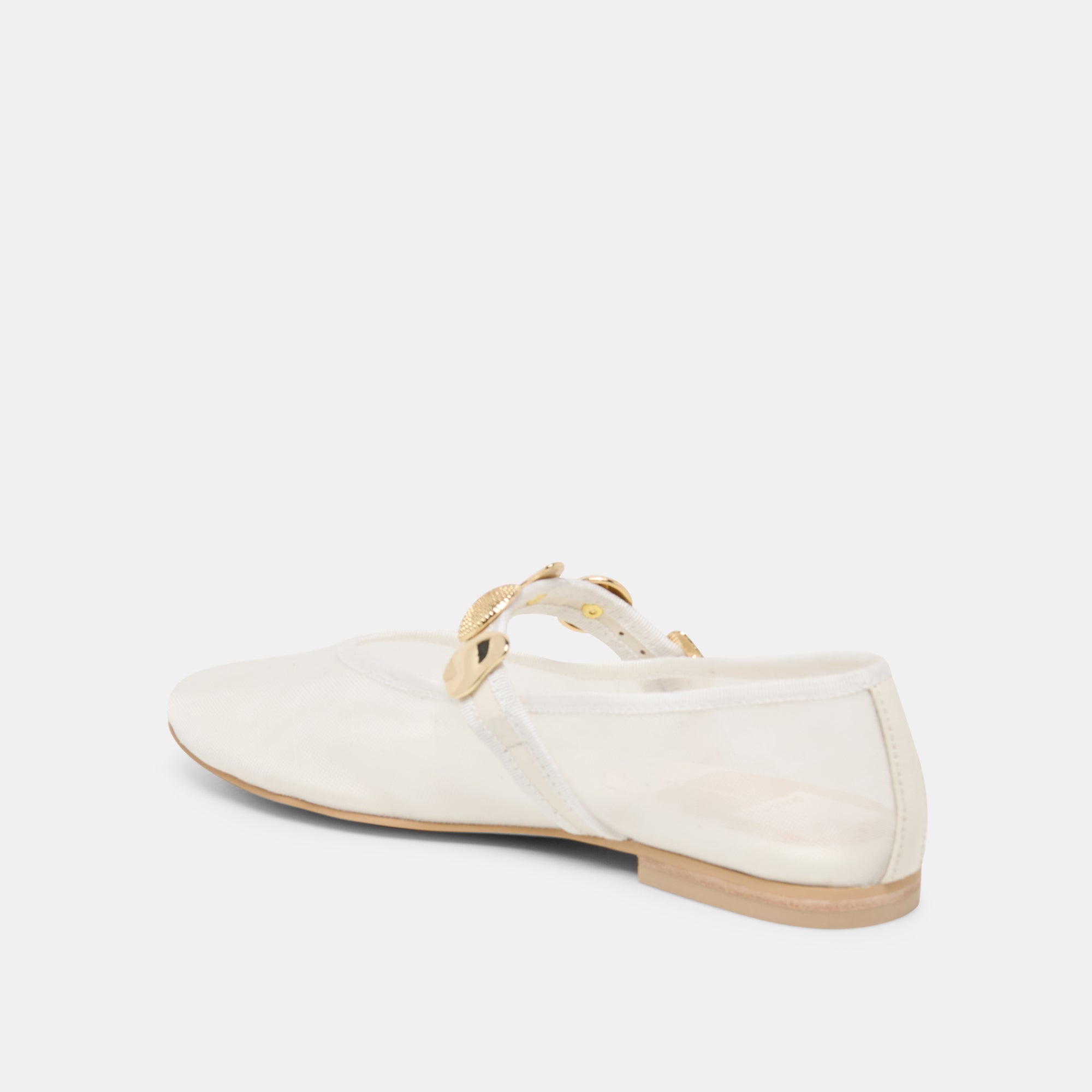RELAN MESH BALLET FLATS WHITE MESH - view 7
