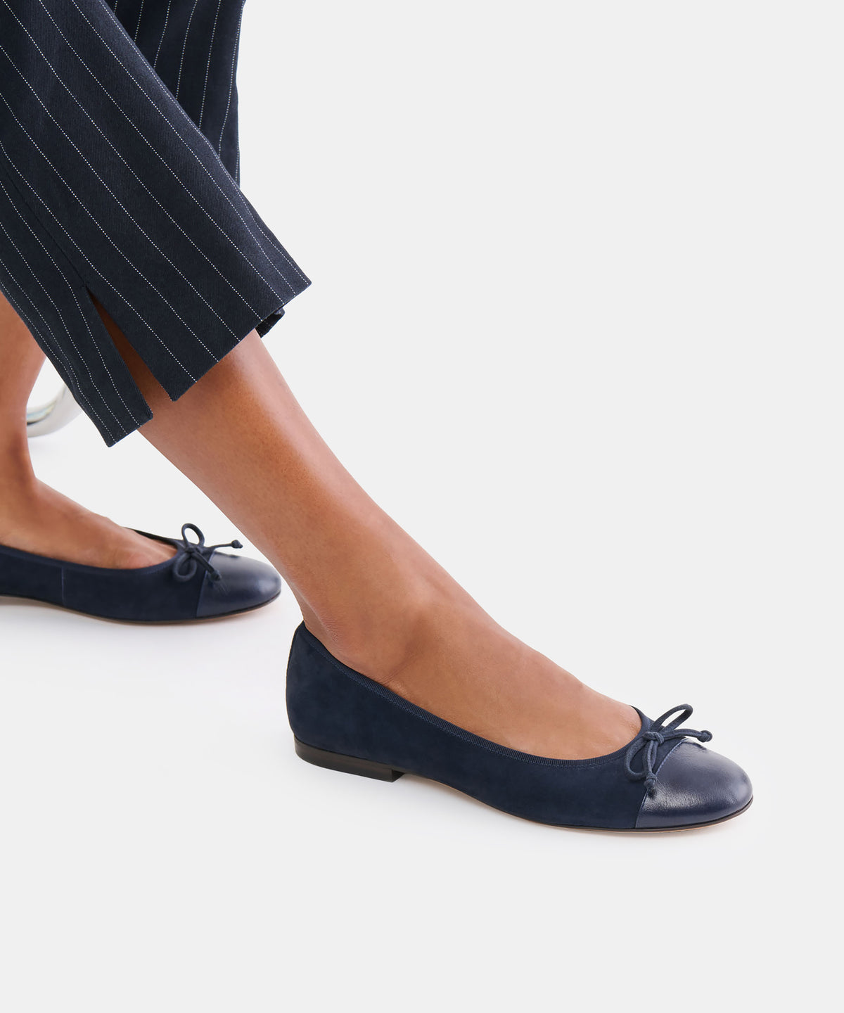 RITLA CAPTOE BALLET FLATS DK NAVY SUEDE - view 2