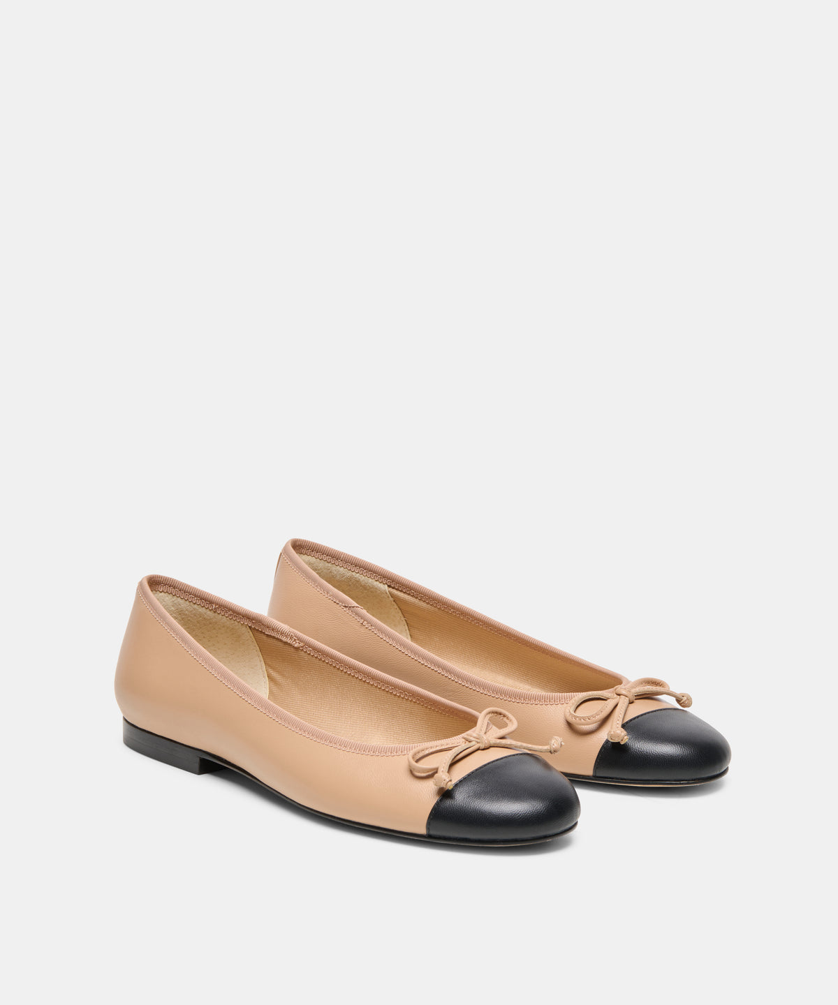 RITLA CAPTOE BALLET FLATS LT TAN LEATHER - view 3