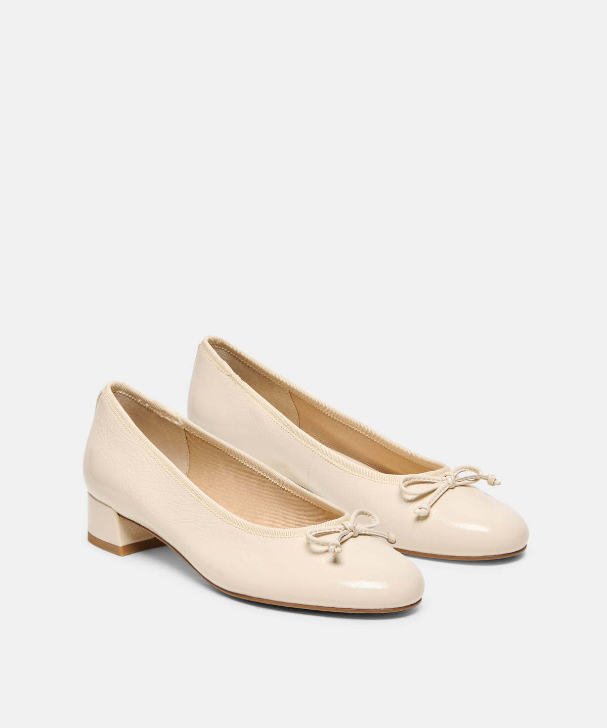 RITLA MID HEELS ALABASTER LEATHER - view 2