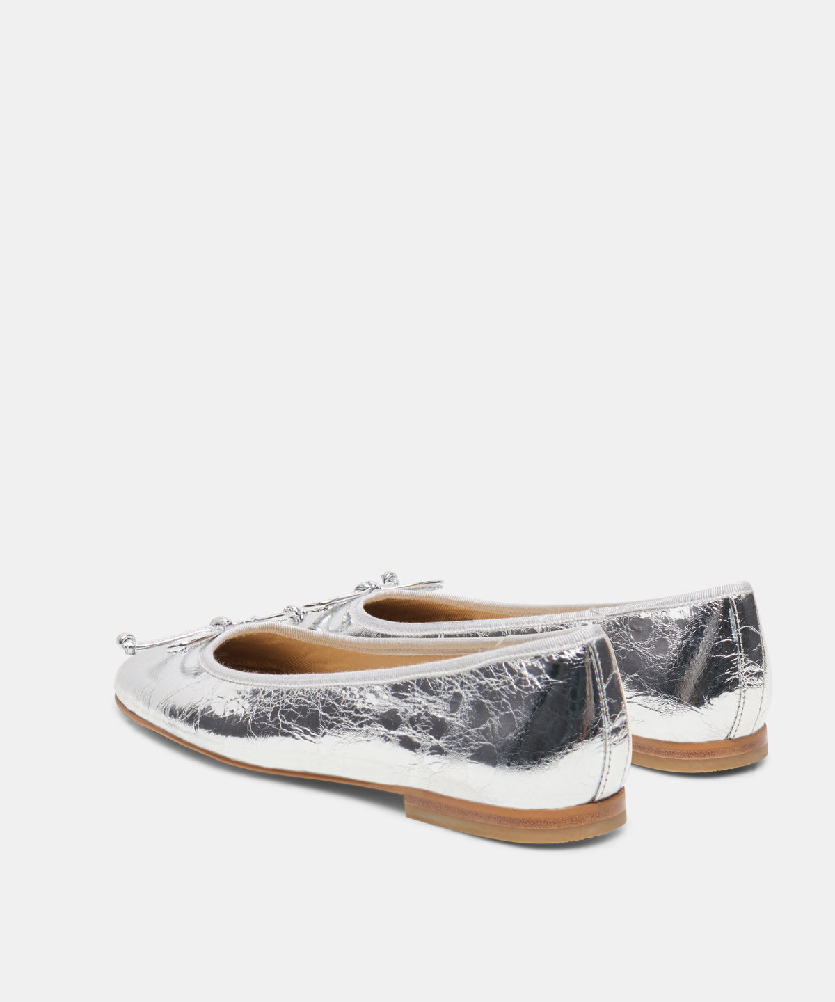 RITLA BALLET FLATS SILVER CRINKLE PATENT - view 4