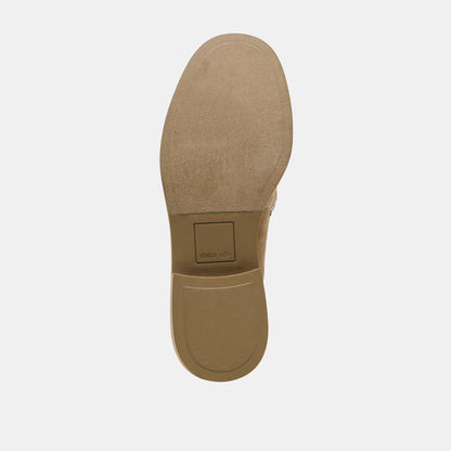 TIGGY LOAFERS OLIVE SUEDE