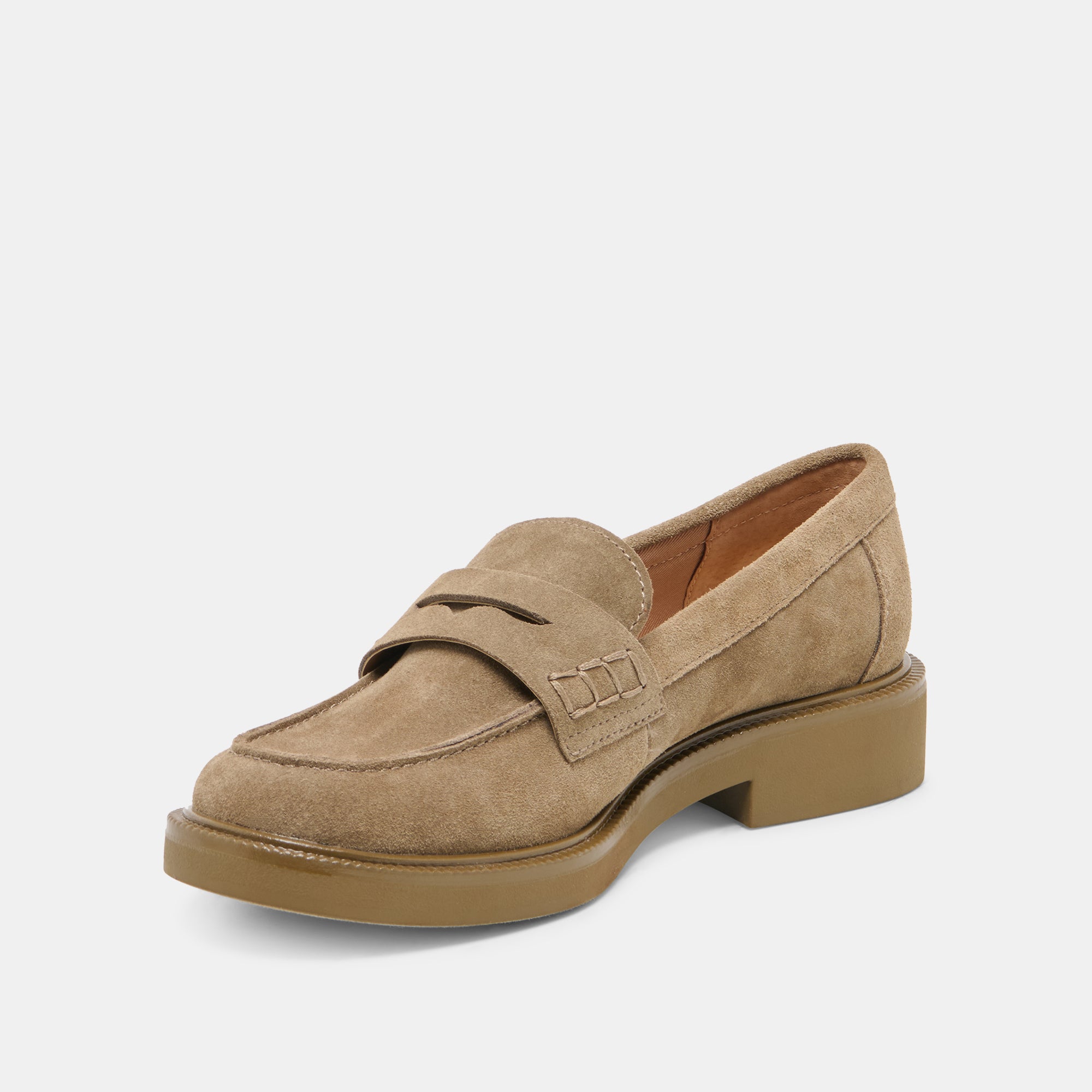 TIGGY LOAFERS OLIVE SUEDE - view 4