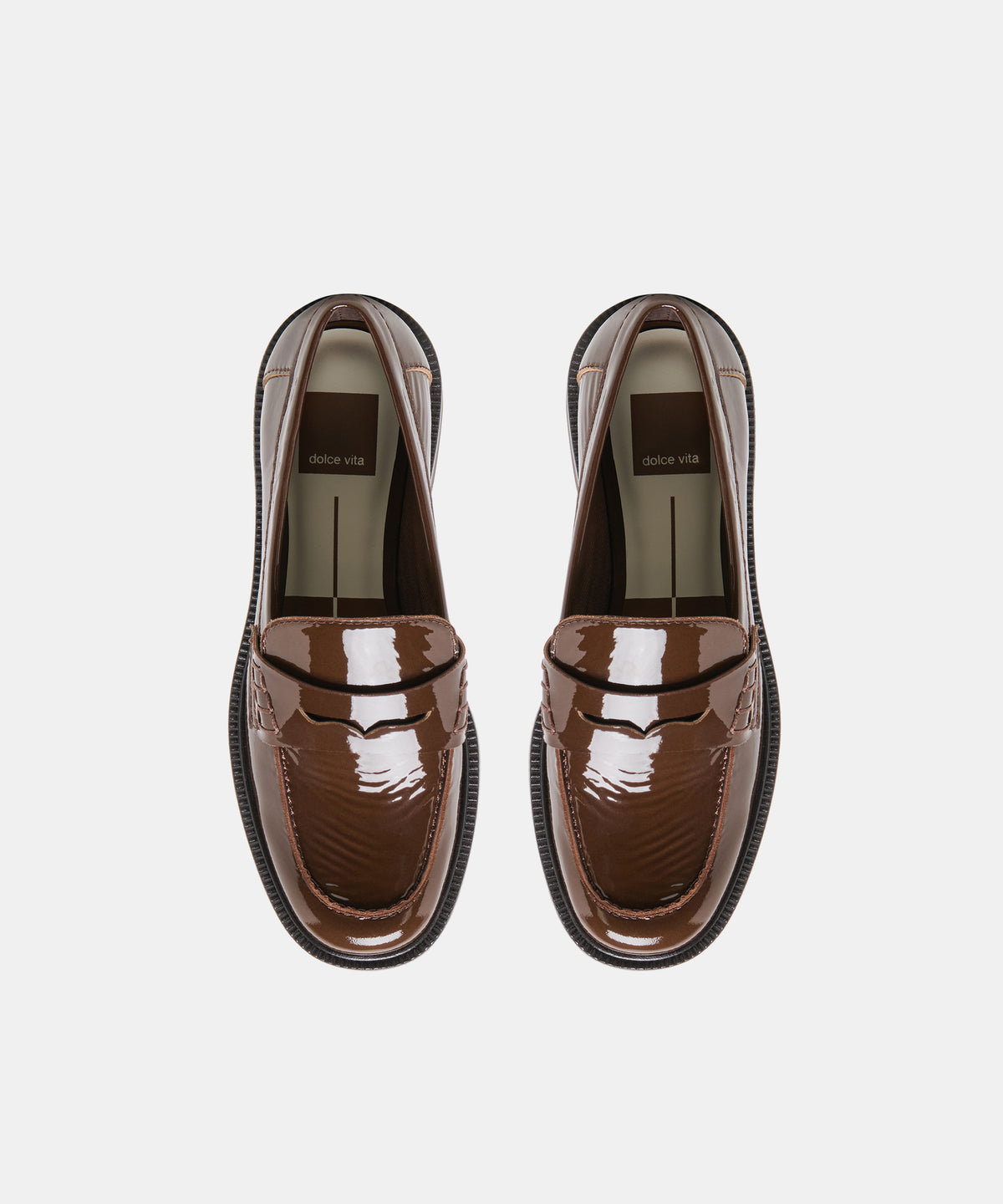 TIGGY LOAFERS WALNUT CRINKLE PATENT - view 3