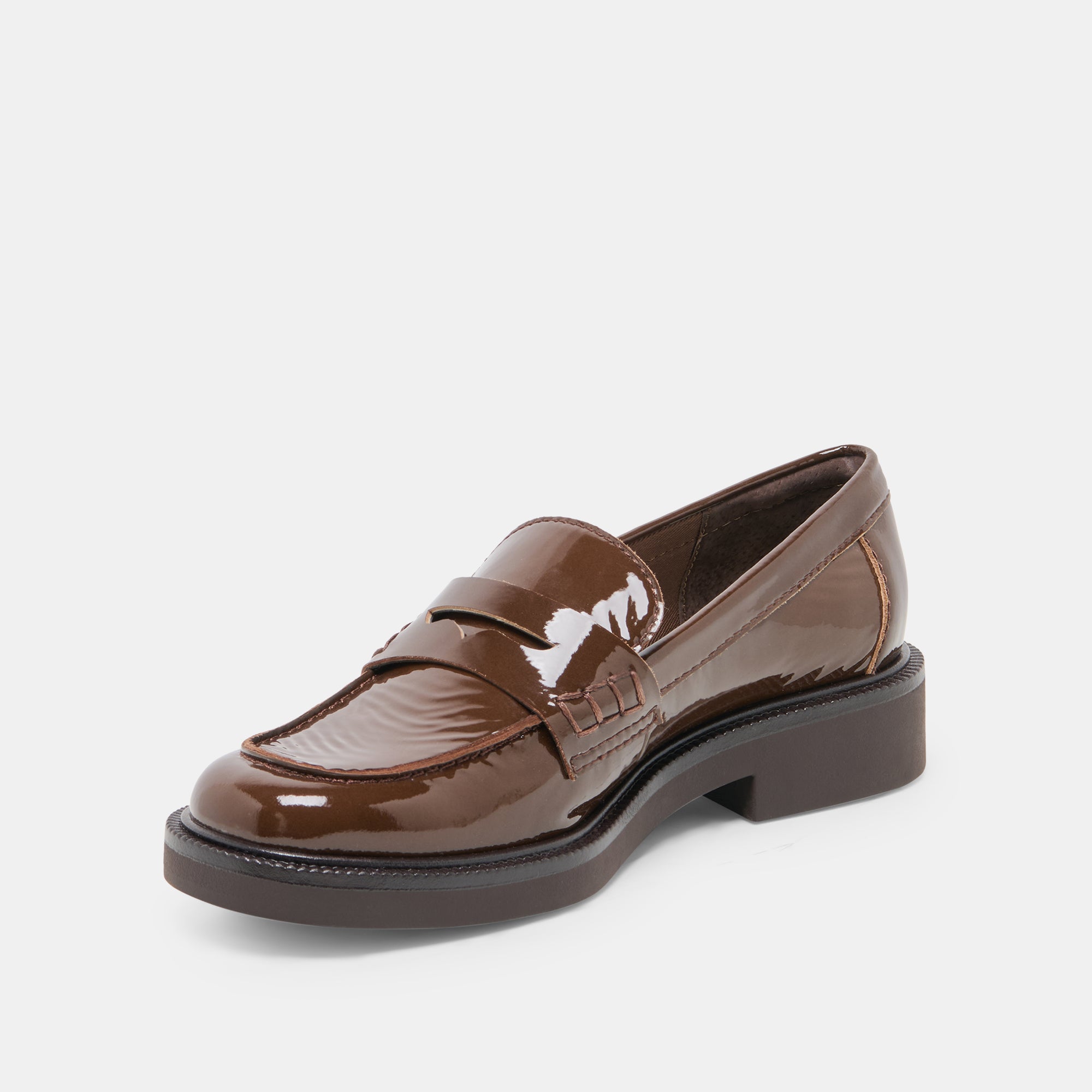 TIGGY LOAFERS WALNUT CRINKLE PATENT - view 4