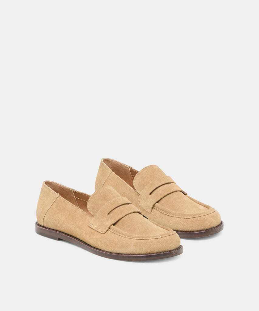 YASMYN LOAFERS CASHEW SUEDE
