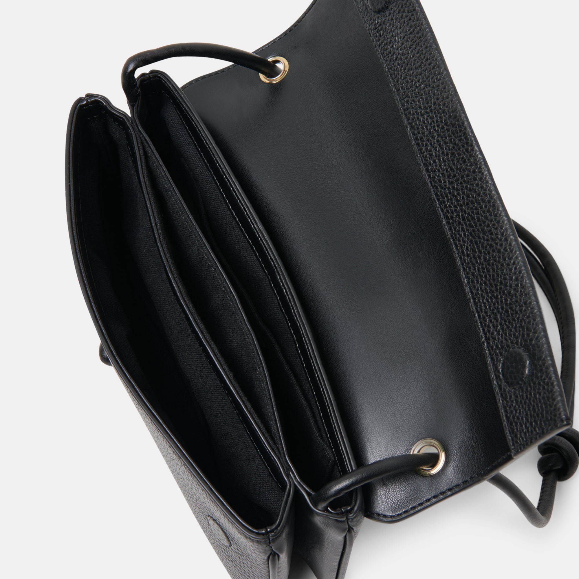 ALICE SHOULDER BAG BLACK LEATHER - view 3