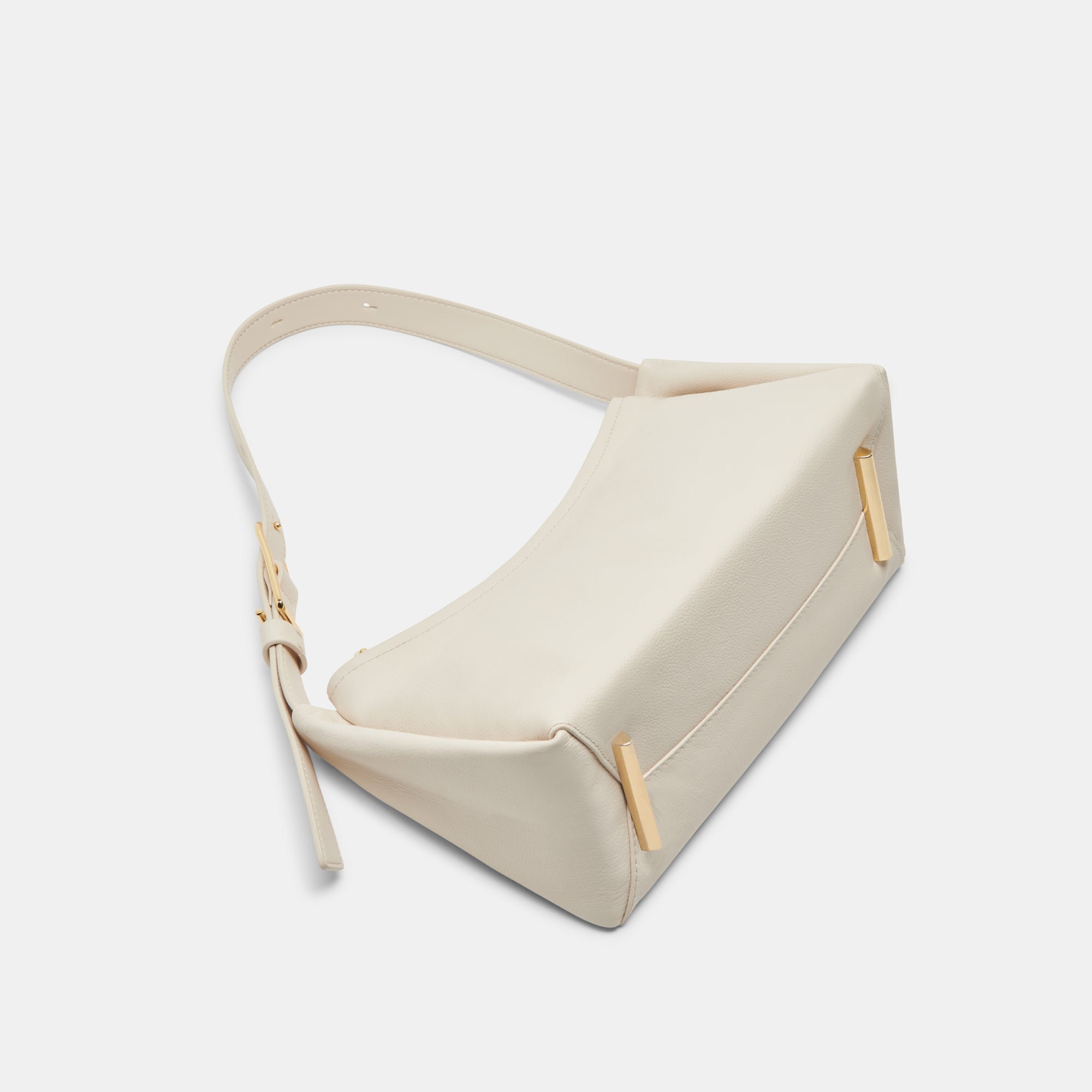 AUDRI SHOULDER BAG IVORY LEATHER - view 4