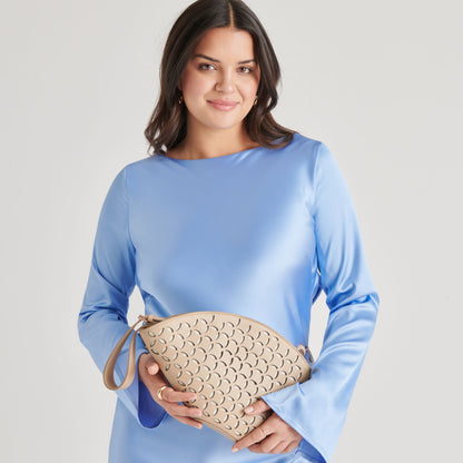 ISOLDE CLUTCH BEIGE STELLA