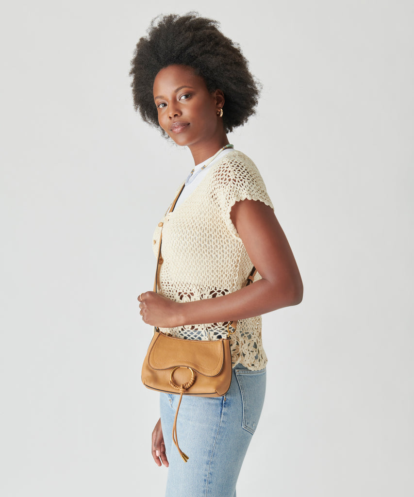 JOLENE CROSSBODY WHISKEY LEATHER