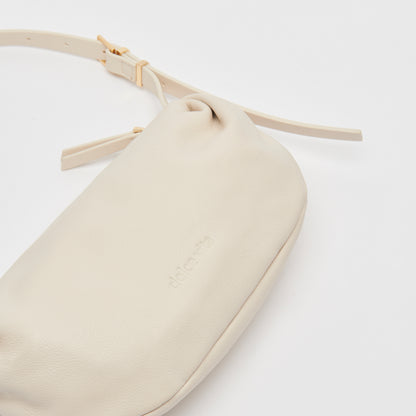 LIVI SHOULDER BAG IVORY LEATHER