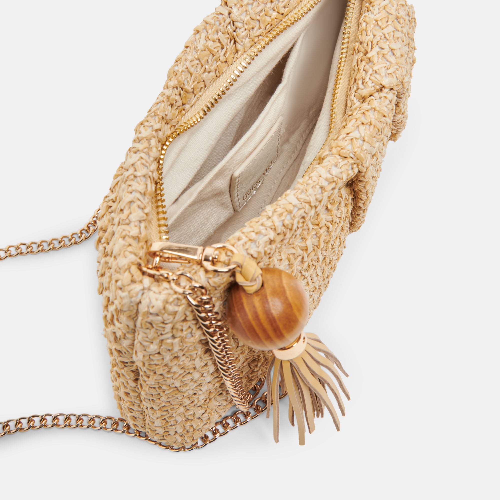 LORENA CLUTCH NATURAL RAFFIA