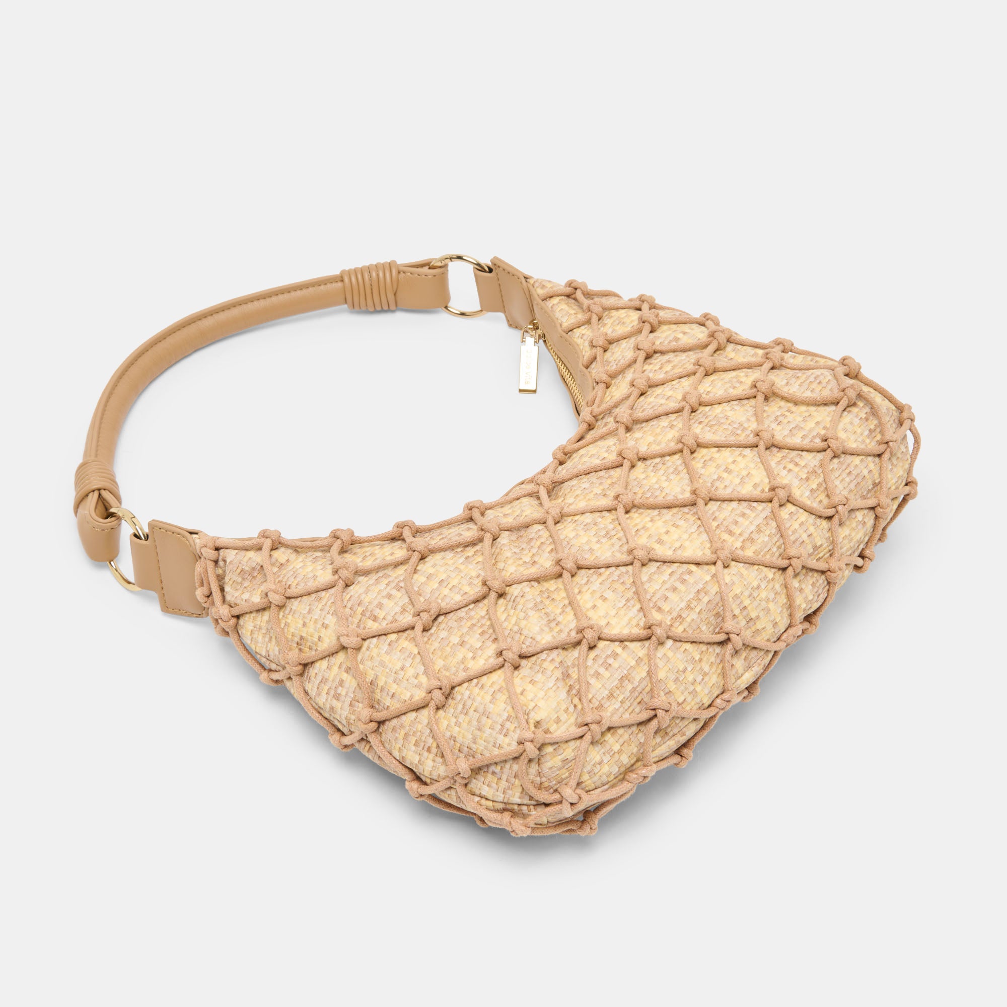 POSITANO SHOULDER BAG NATURAL RAFFIA - view 3