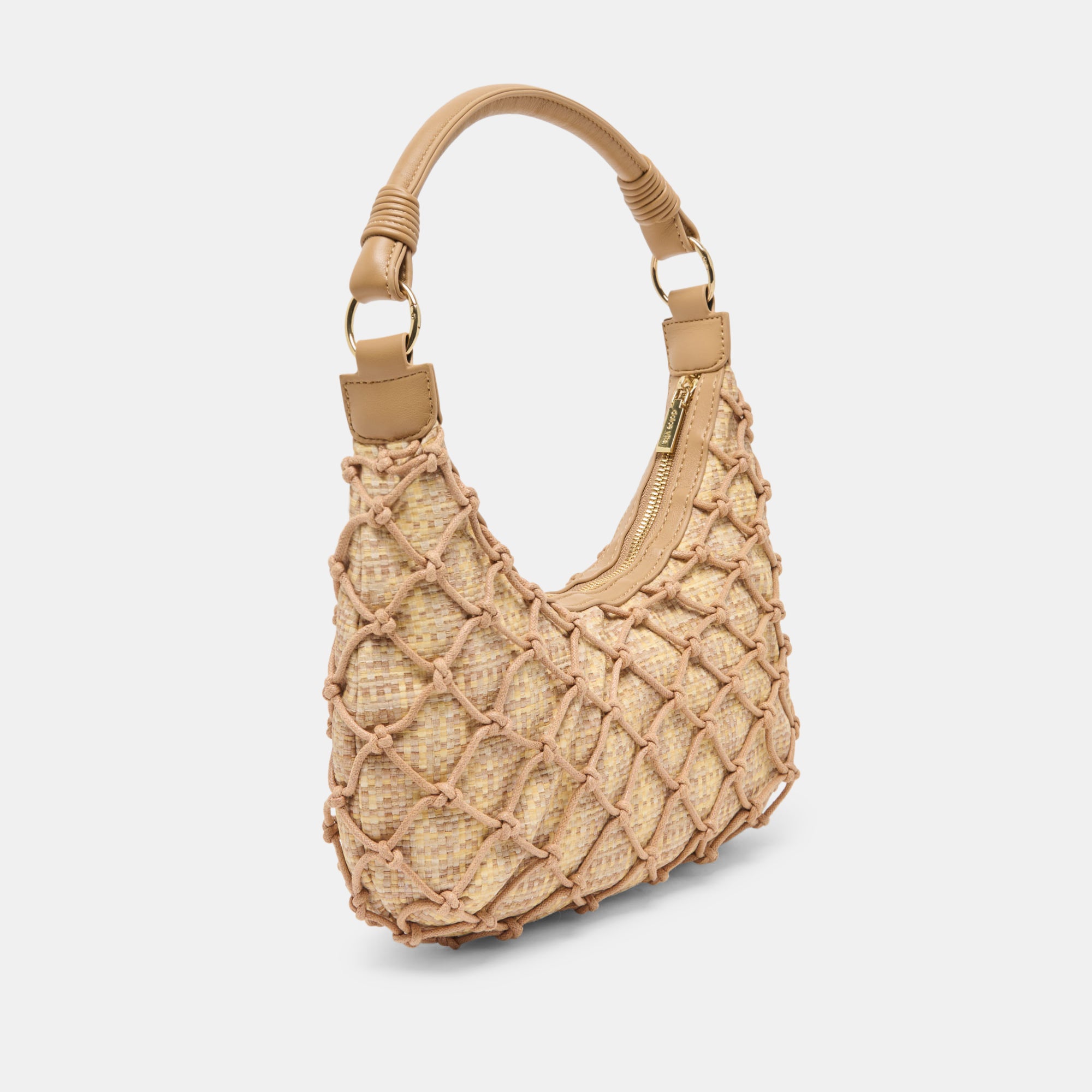 POSITANO SHOULDER BAG NATURAL RAFFIA - view 6