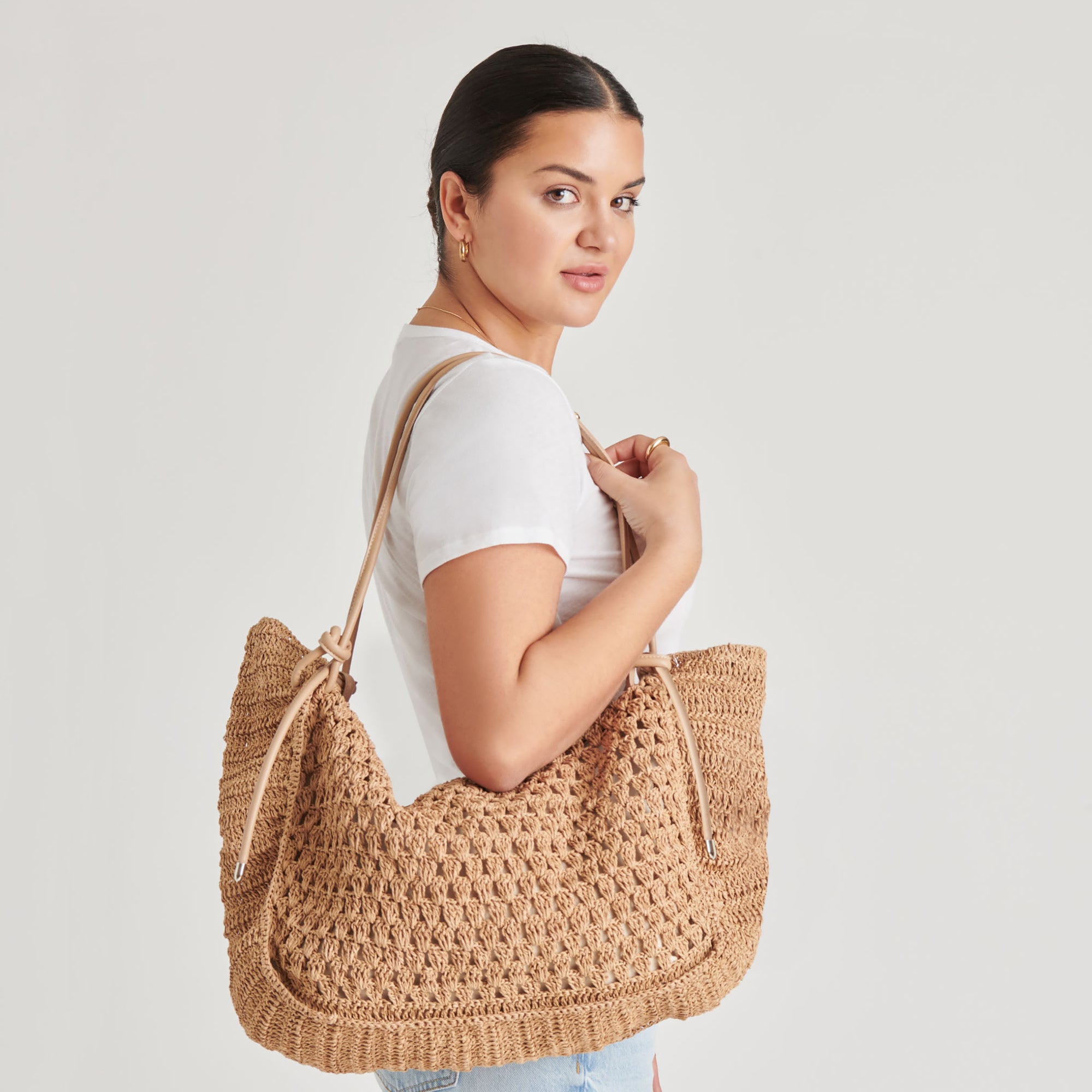 RAVELLO TOTE NATURAL RAFFIA - view 8