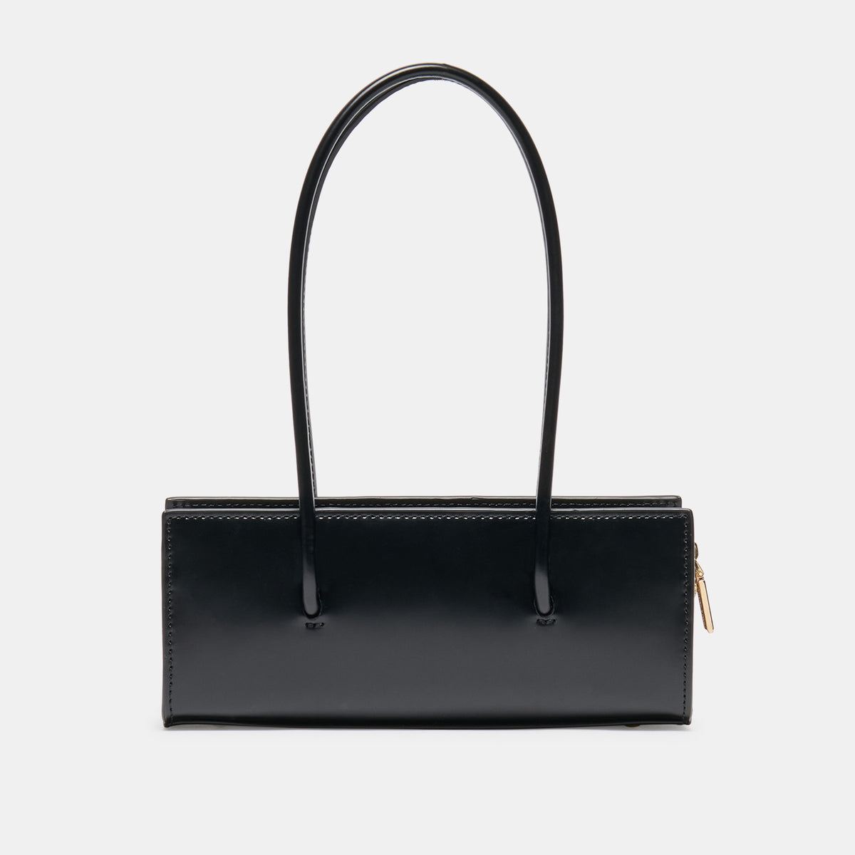 BESTIE Black Leather Top-Handle Small Handbag | Dolce Vita
