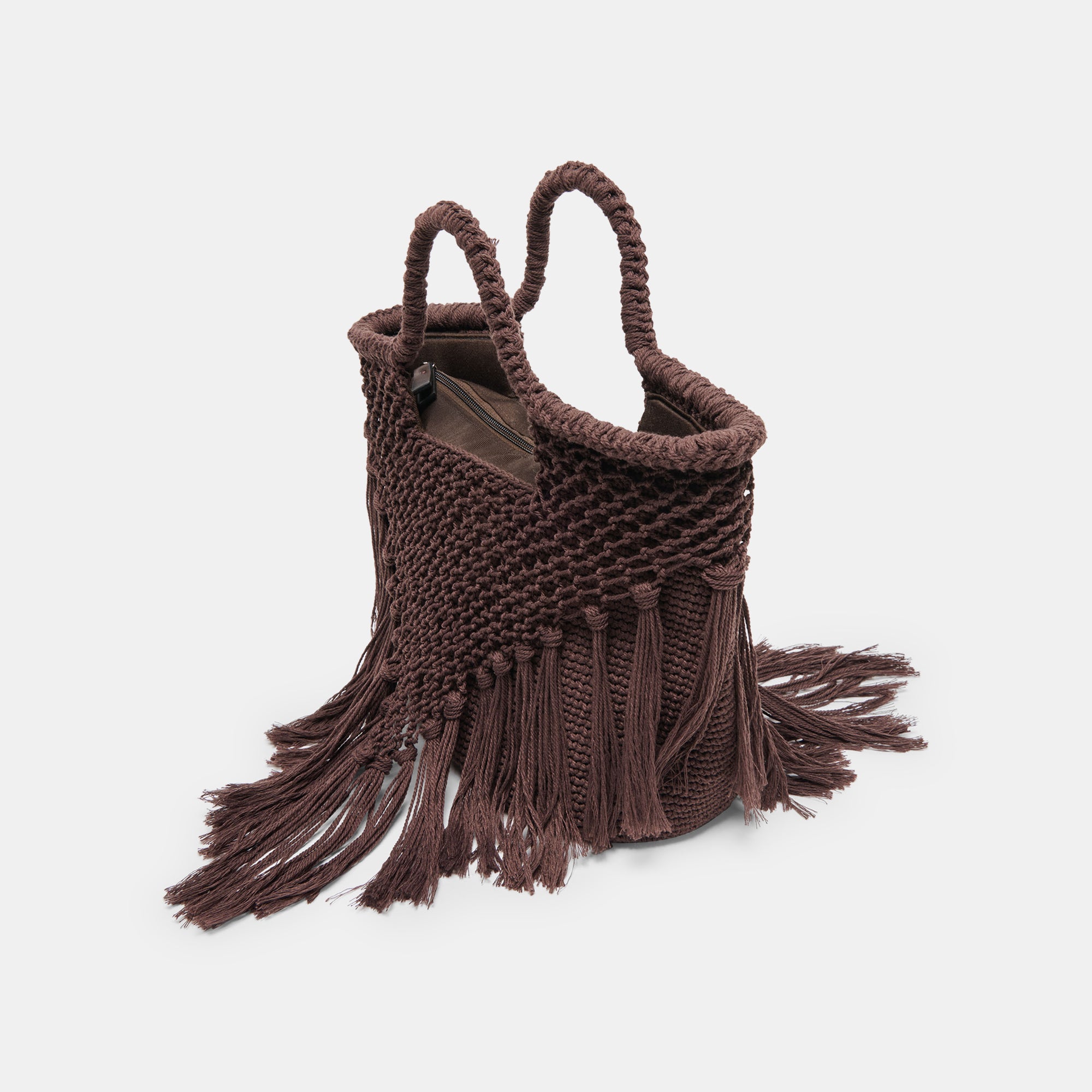 BIRCH HANDBAG CHOCOLATE CROCHET - view 3