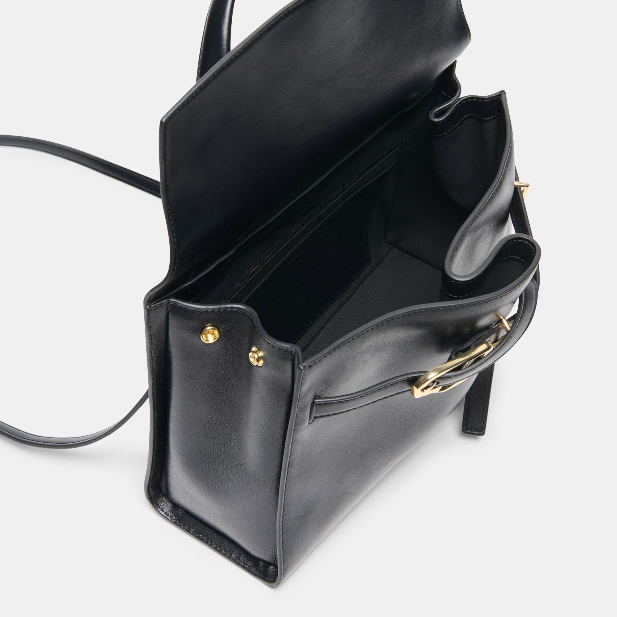 BORGO HANDBAG BLACK LEATHER - view 2
