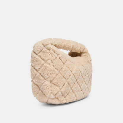 FRANKIE HANDBAG NATURAL PLUSH