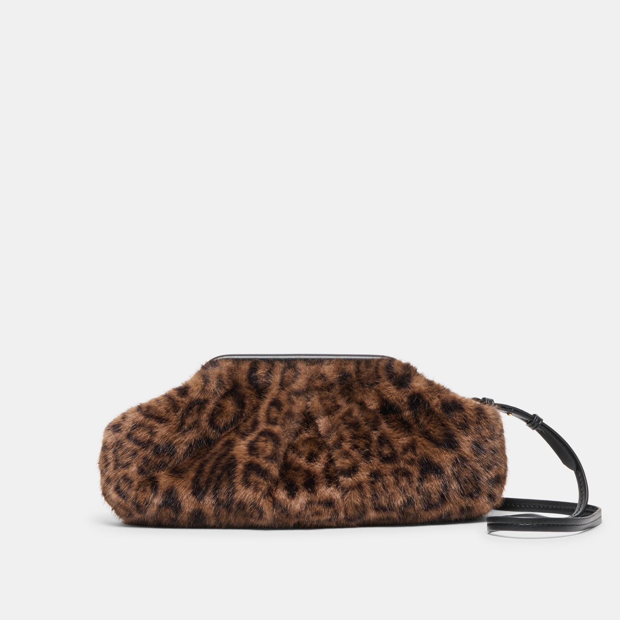 RAMONA CLUTCH LEOPARD PLUSH - view 3