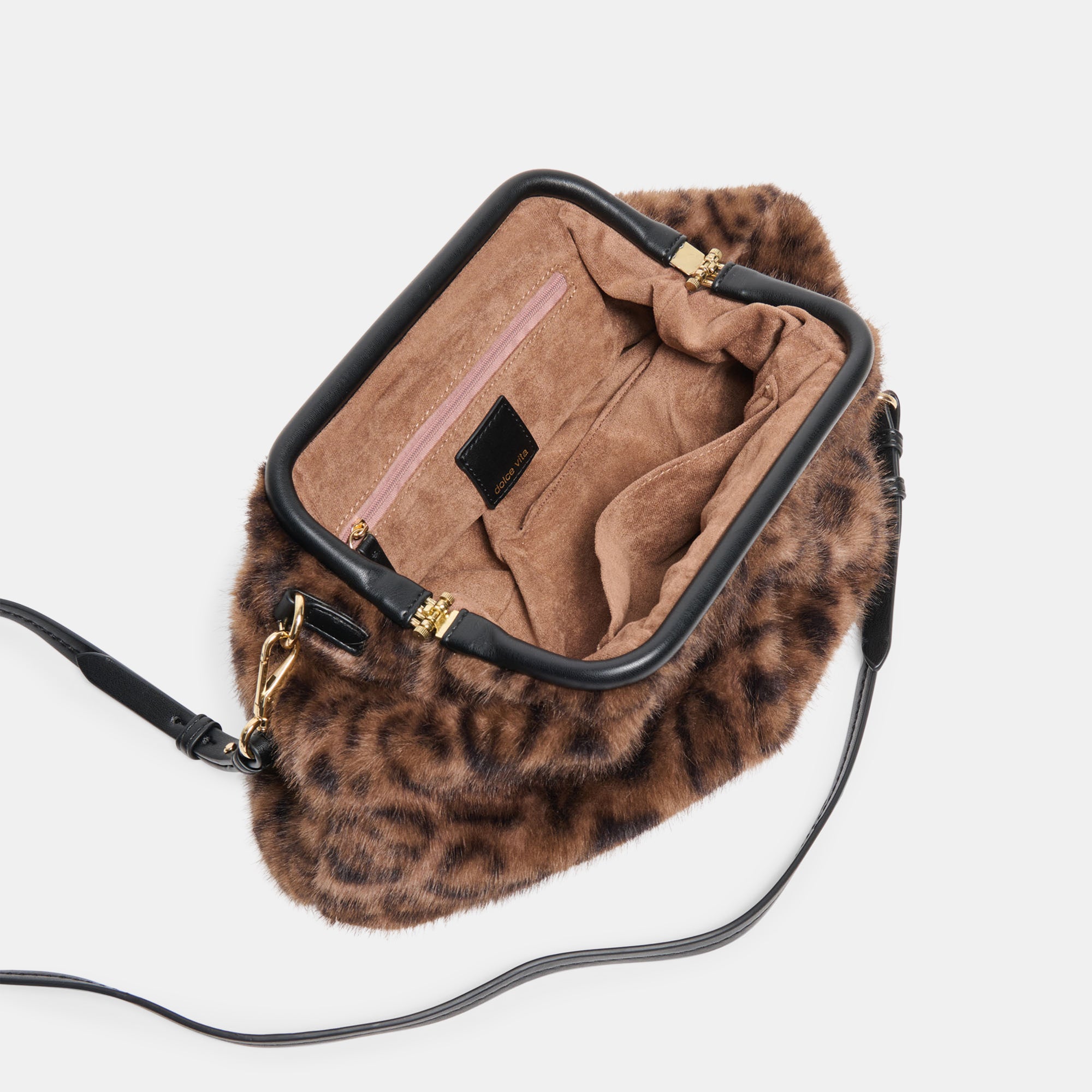 RAMONA CLUTCH LEOPARD PLUSH - view 2
