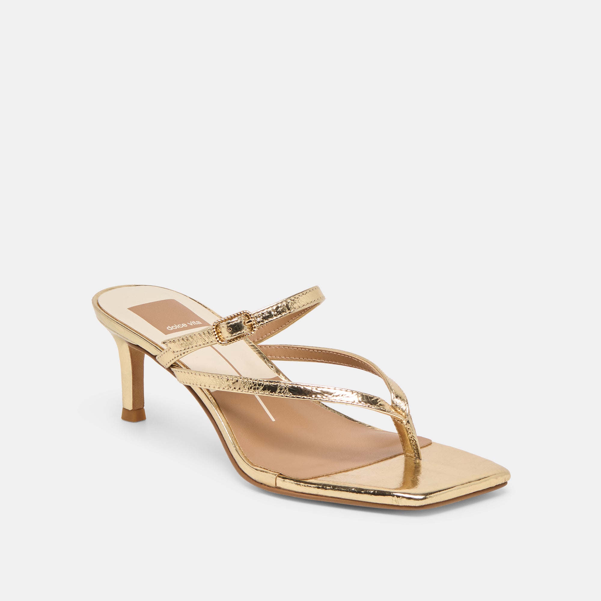 BIAGA HEELS GOLD DISTRESSED LEATHER - view 3