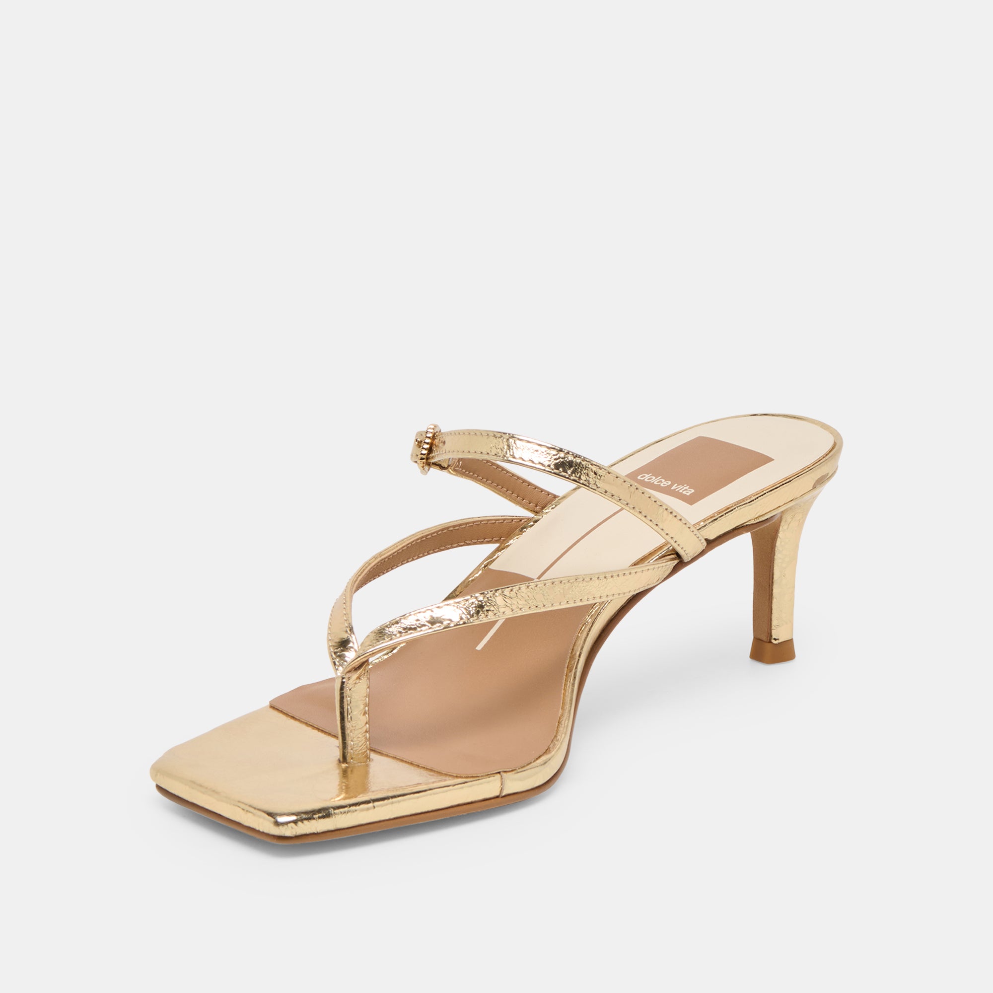 BIAGA HEELS GOLD DISTRESSED LEATHER - view 6