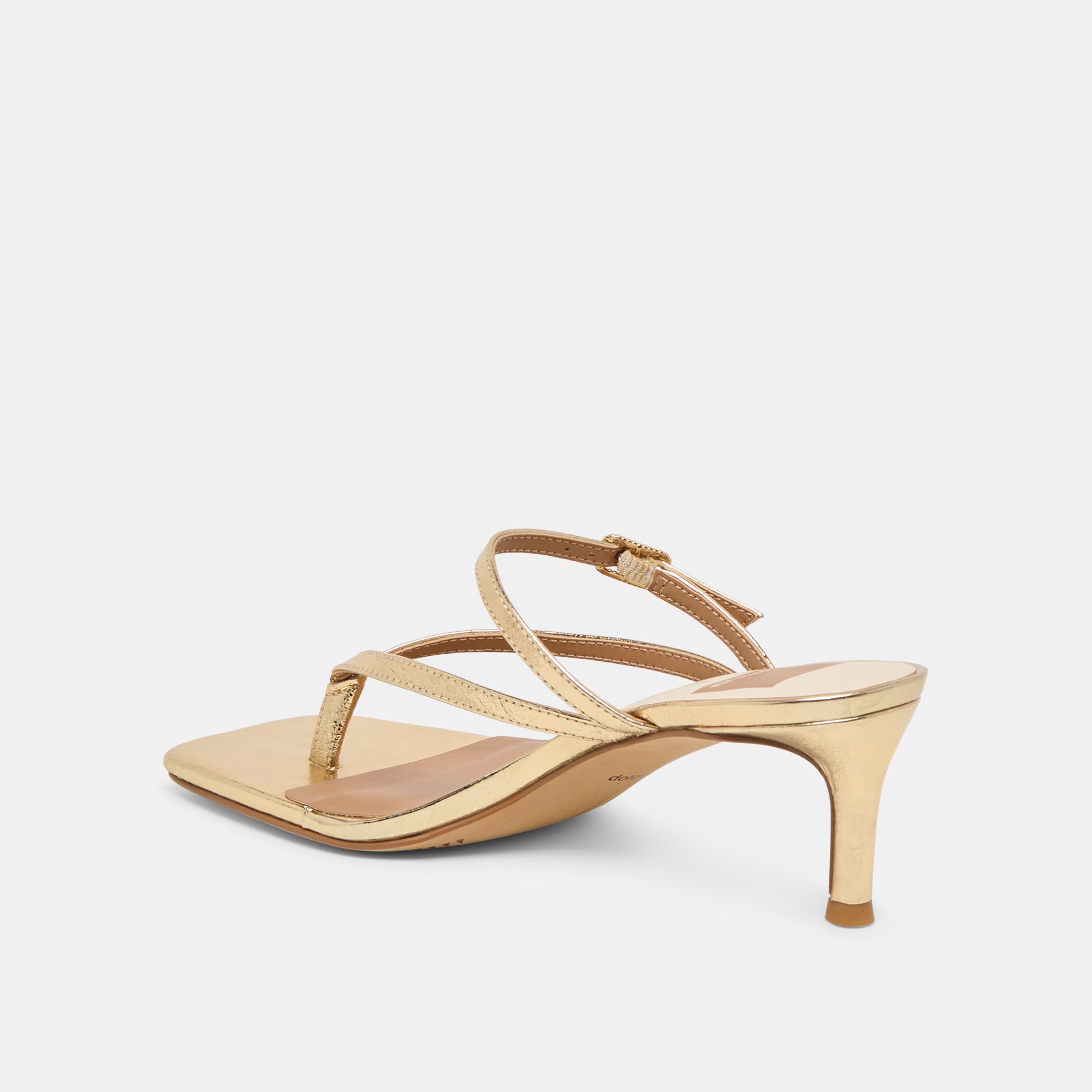 BIAGA HEELS GOLD DISTRESSED LEATHER - view 7